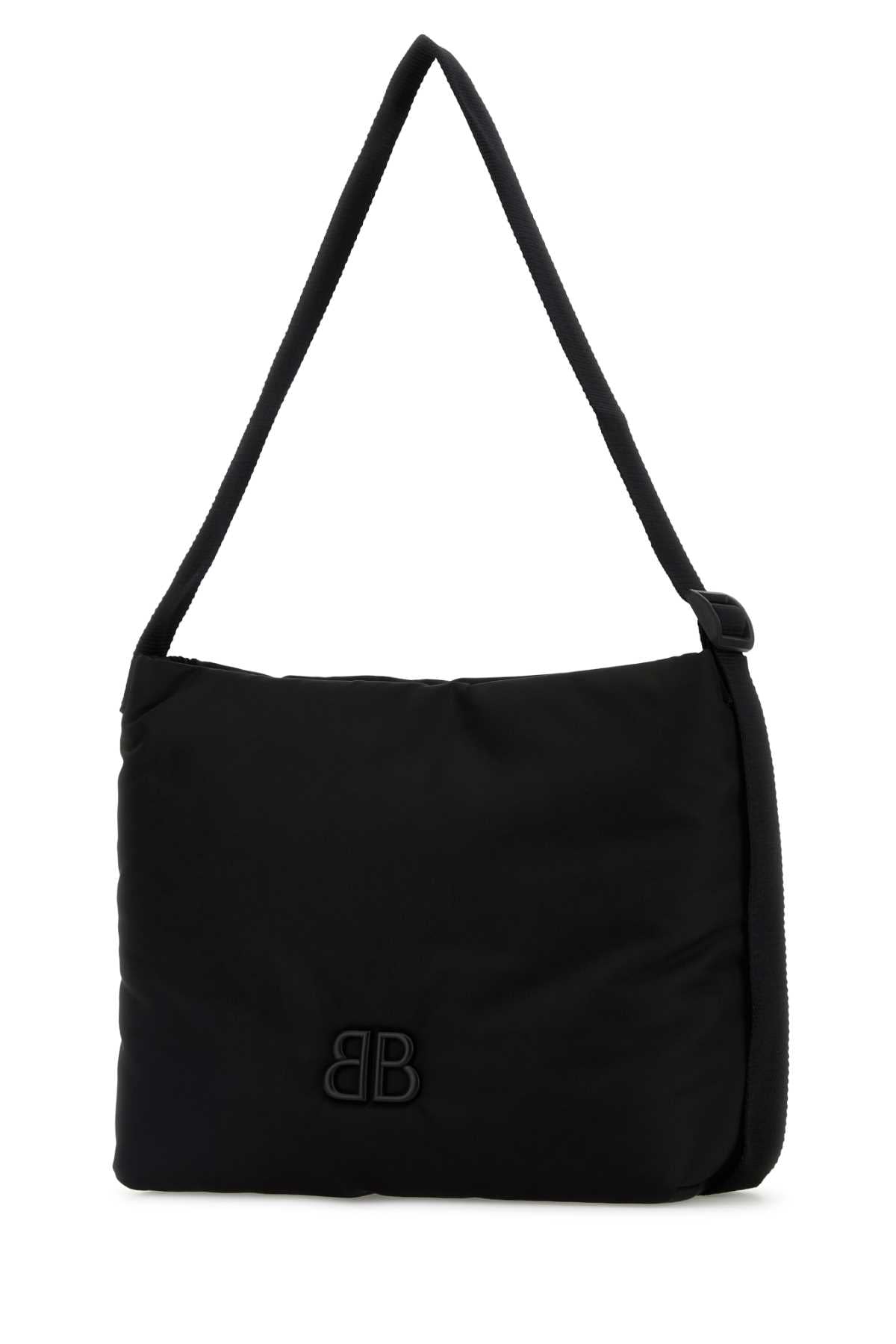 Balenciaga Men Black Fabric Monaco Shopping Bag DestGlow