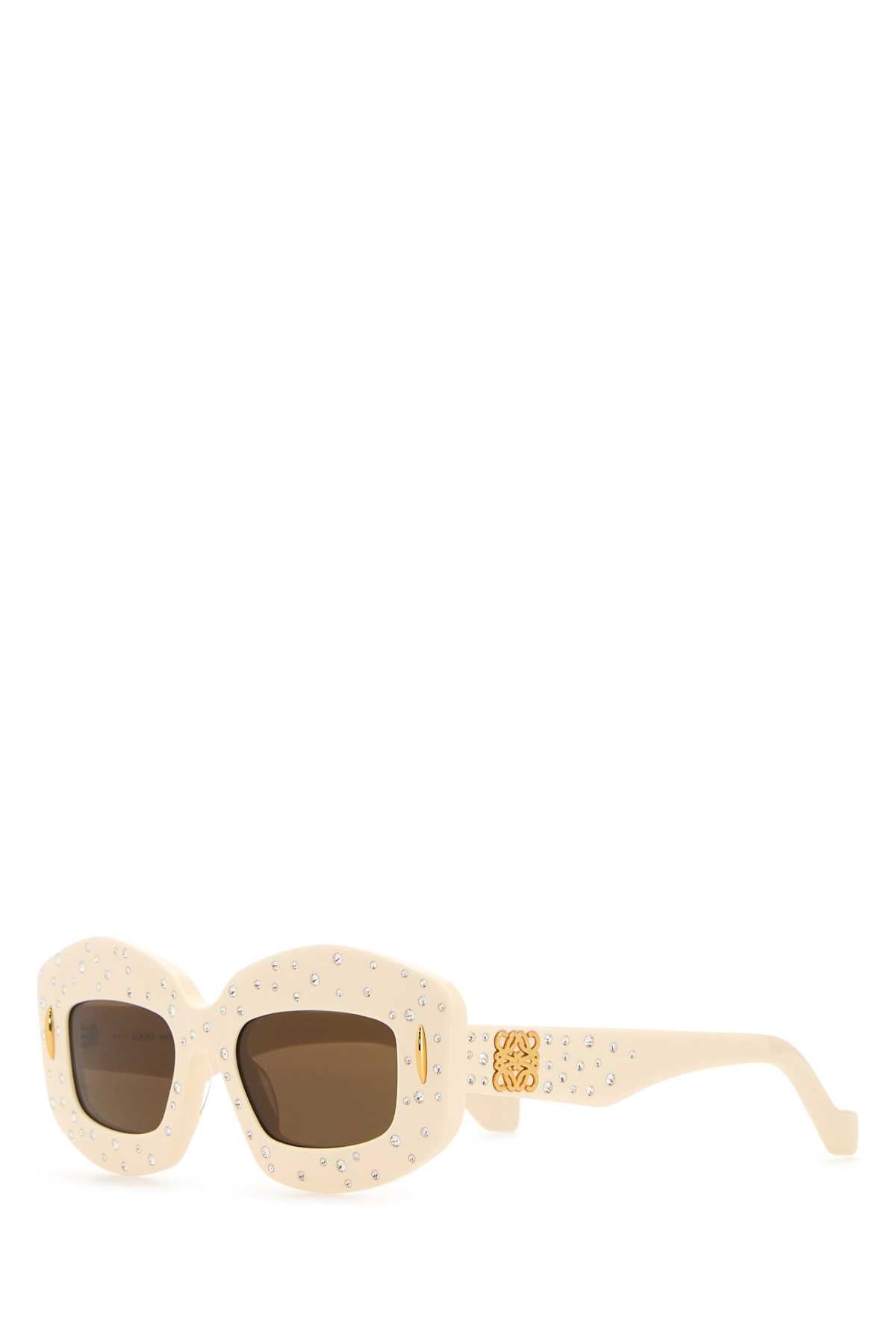 Loewe Unisex Cream Acetate Sunglasses DestGlow