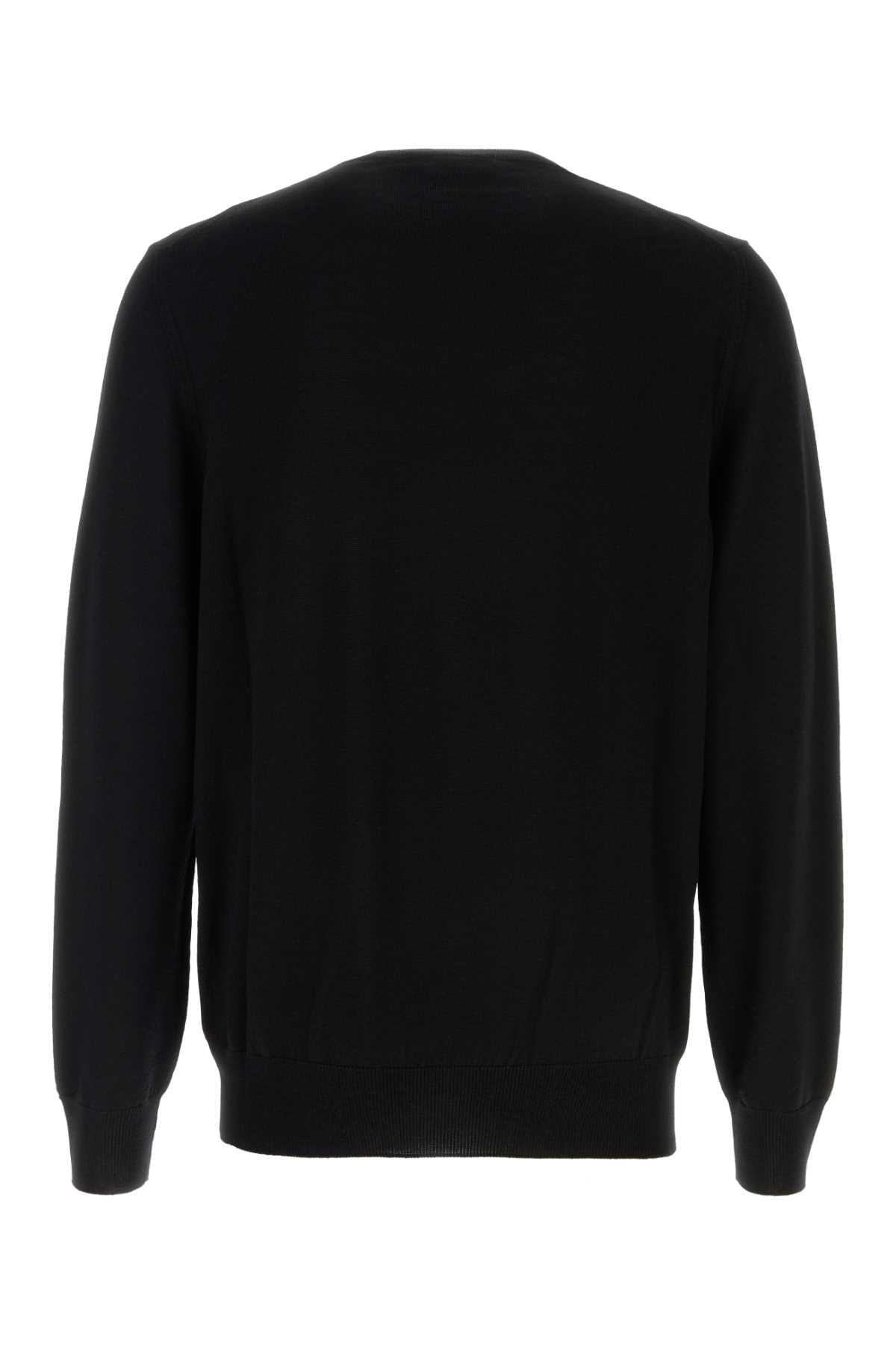 Alexander Mcqueen Men Black Wool Sweater DestGlow