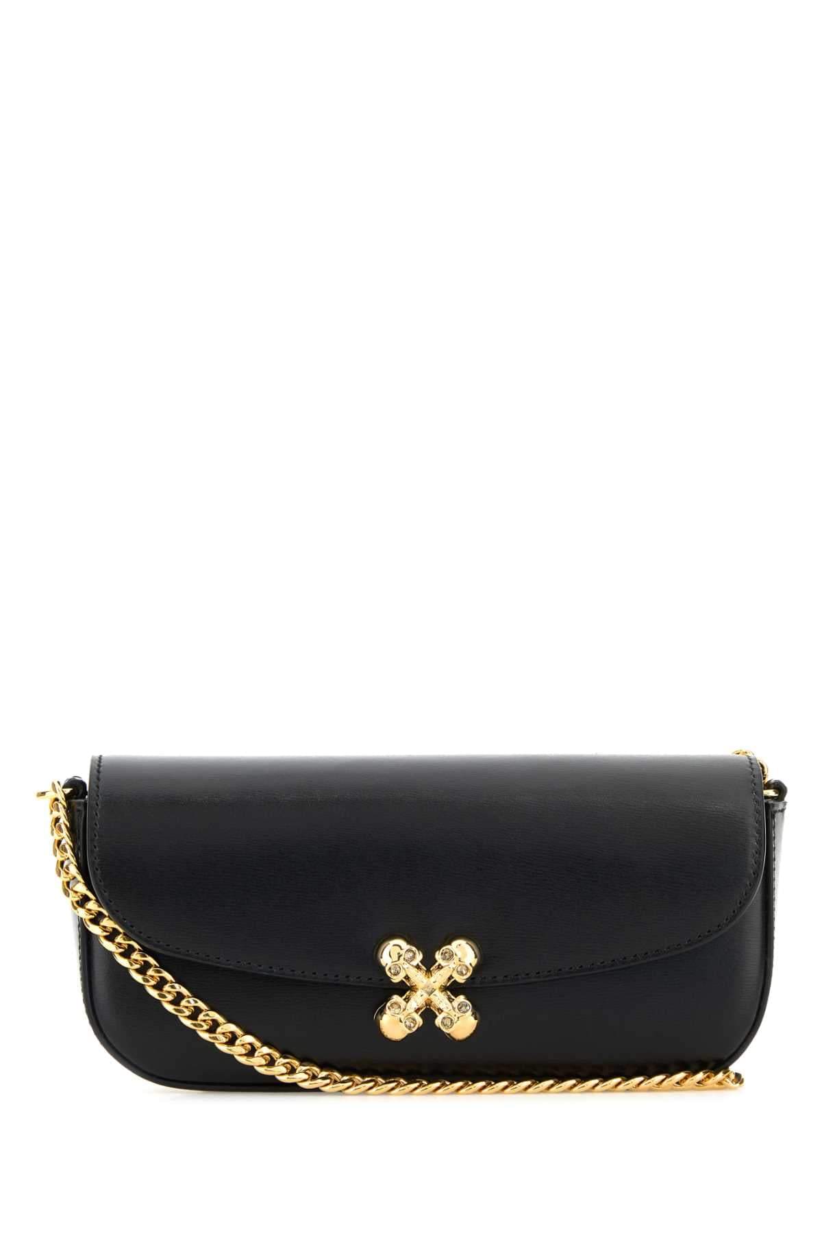 Alexander Mcqueen Women Black Healthier Small Skull Flower Crossbody Bag DestGlow