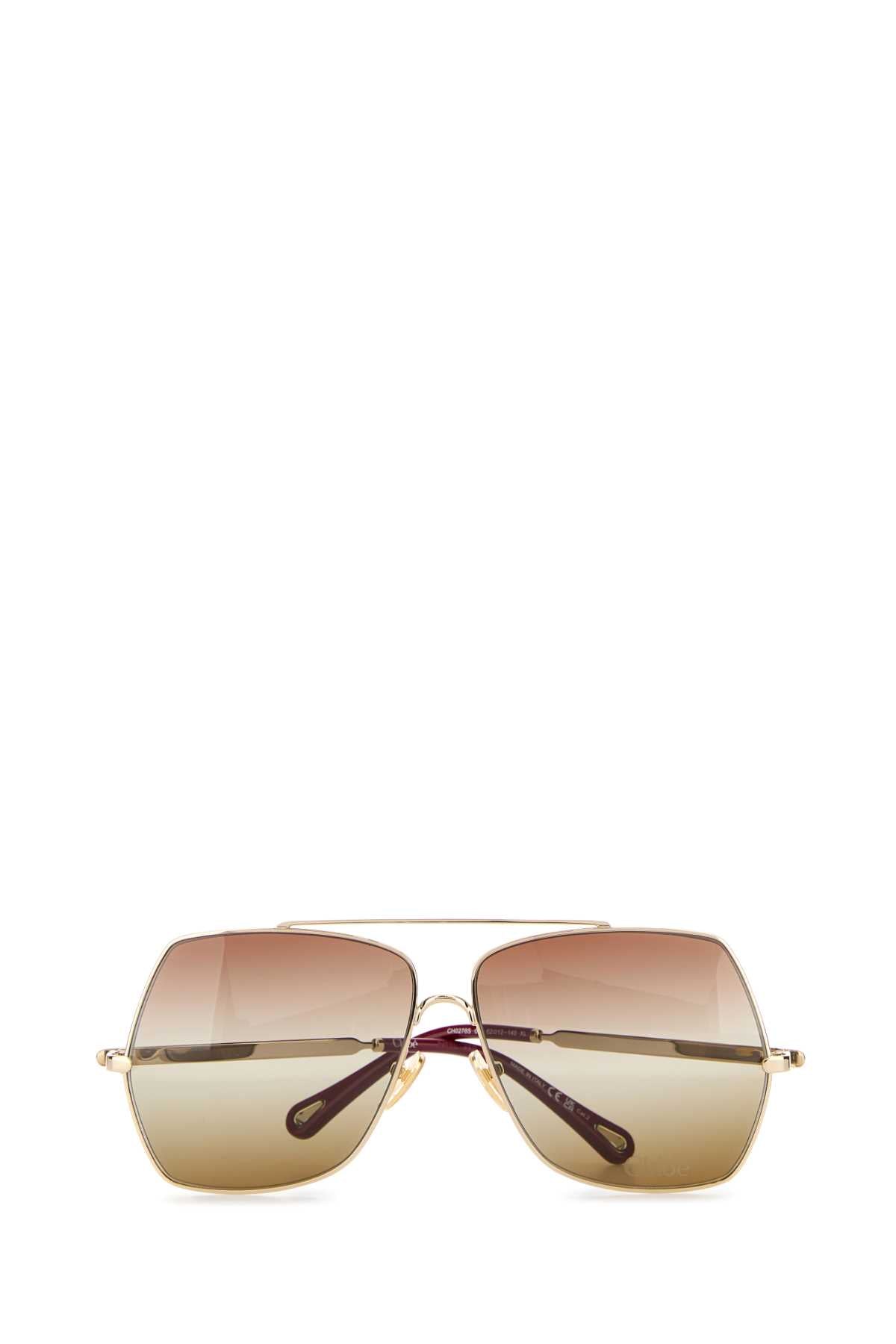 Chloe Women Platinum Metal Sunglasses by Luosophy