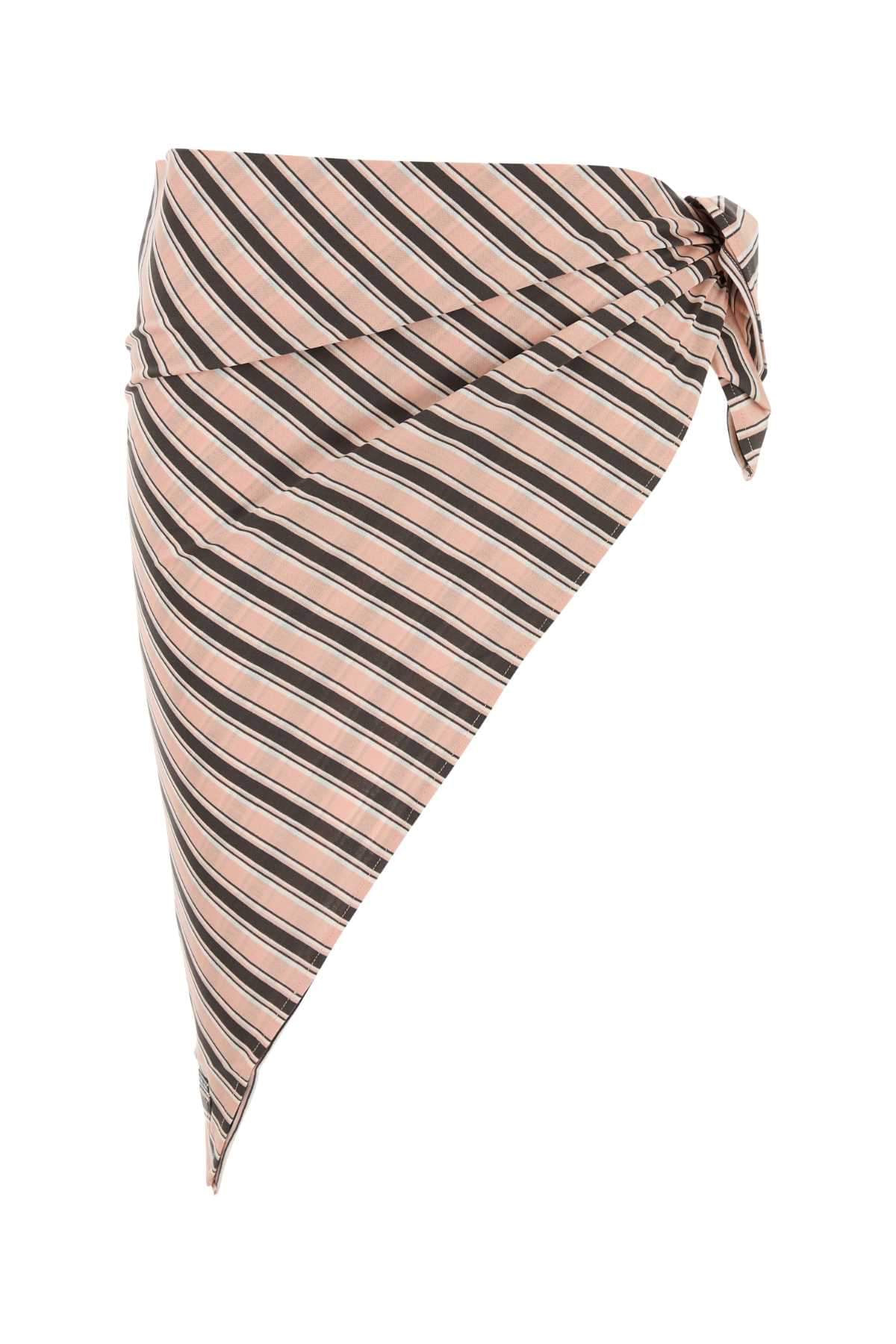 Prada women embroidered cotton sarong