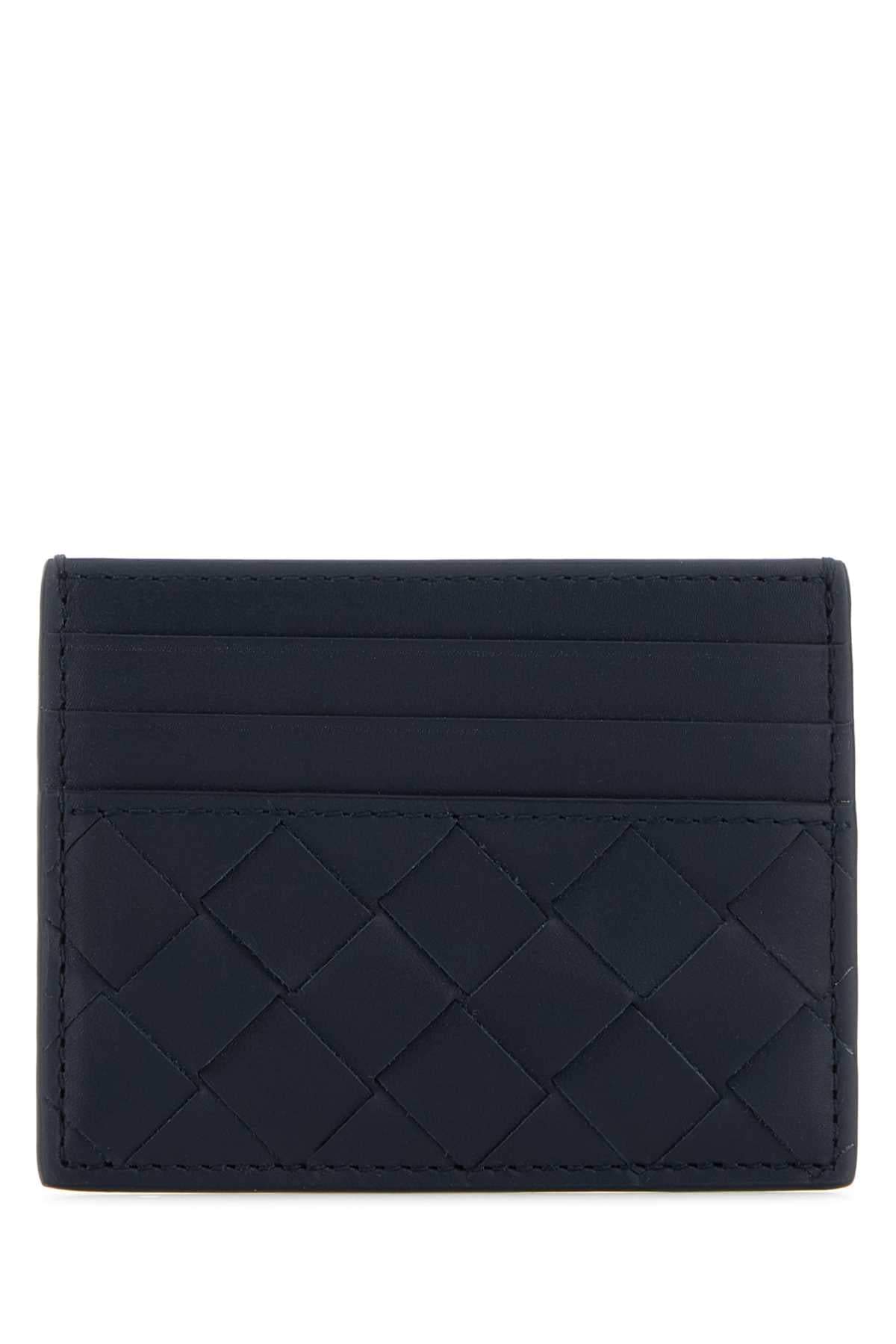 Bottega Veneta Men Two-Tone Leather Intrecciato Card Holder DestGlow