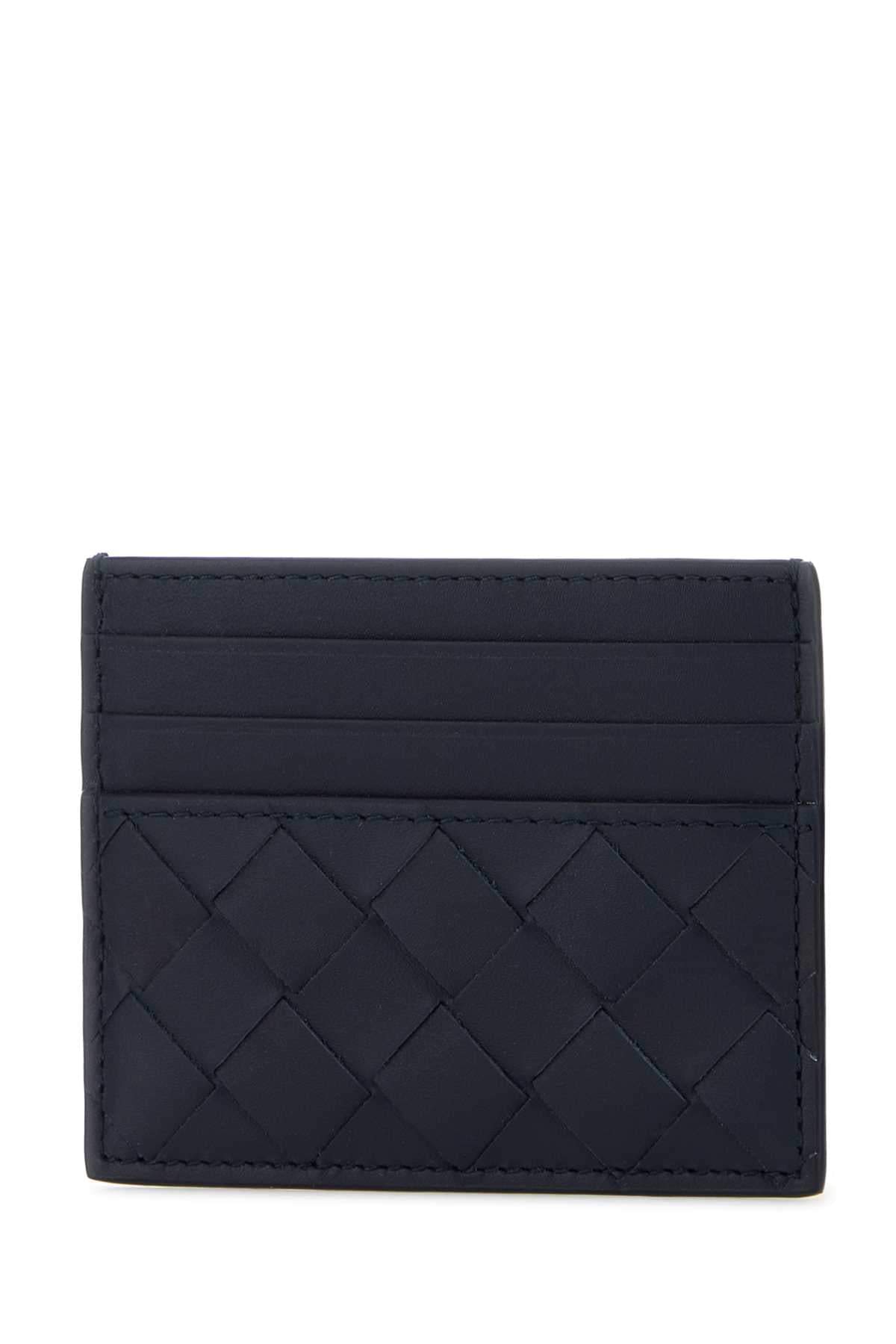 Bottega Veneta Men Two-Tone Leather Intrecciato Card Holder DestGlow