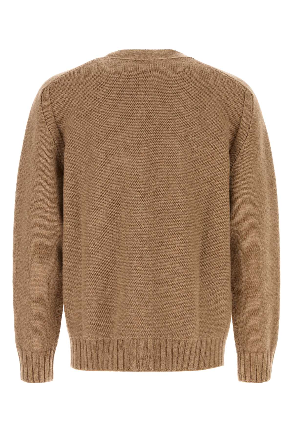 Bottega Veneta Men Biscuit Wool Cardigan DestGlow