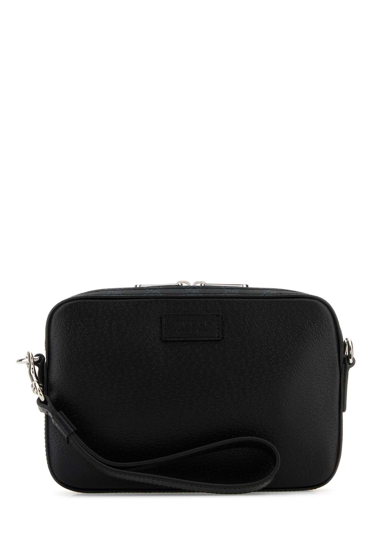 Gucci Men Black Leather Small Clutch DestGlow