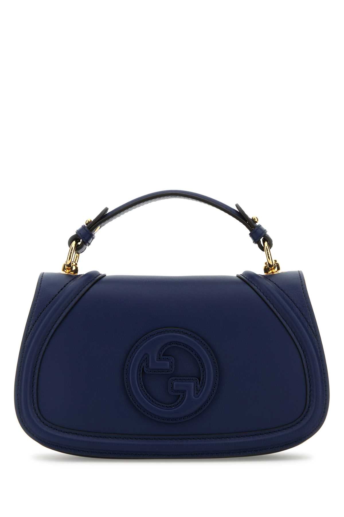 Gucci Women Blue Leather Gucci Blondie Handbag DestGlow