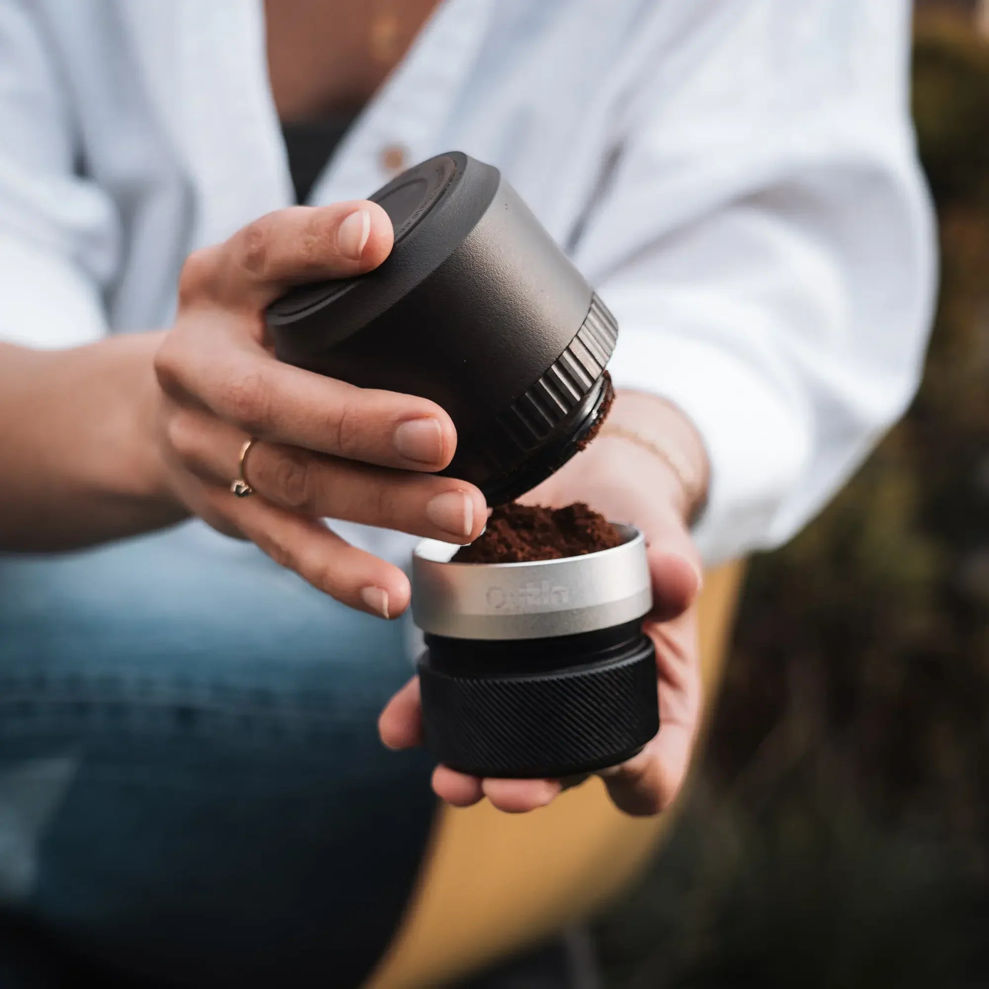 OutIn Fino Portable Electric Coffee Grinder - DestGlow