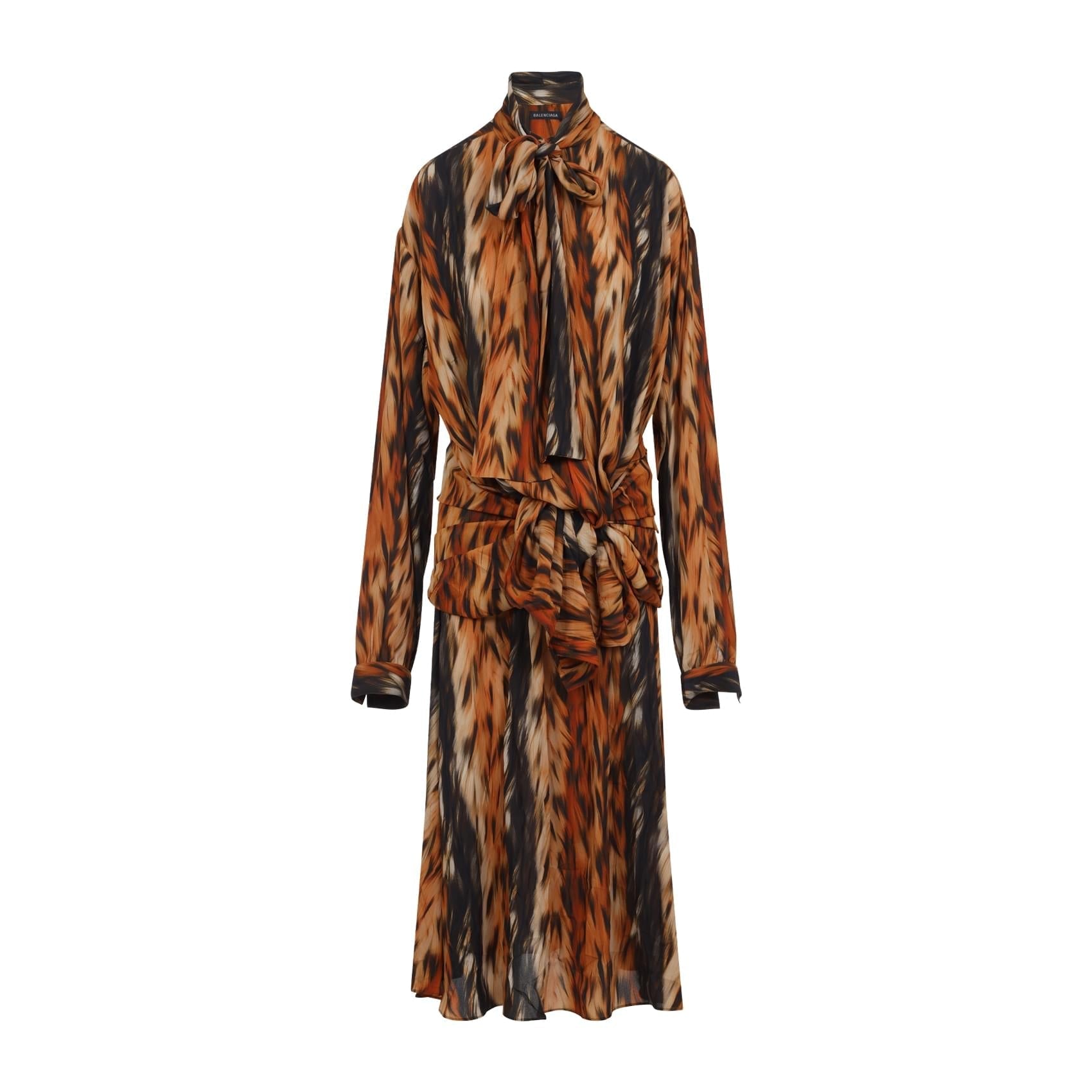 Balenciaga Knotted Dress Women DestGlow
