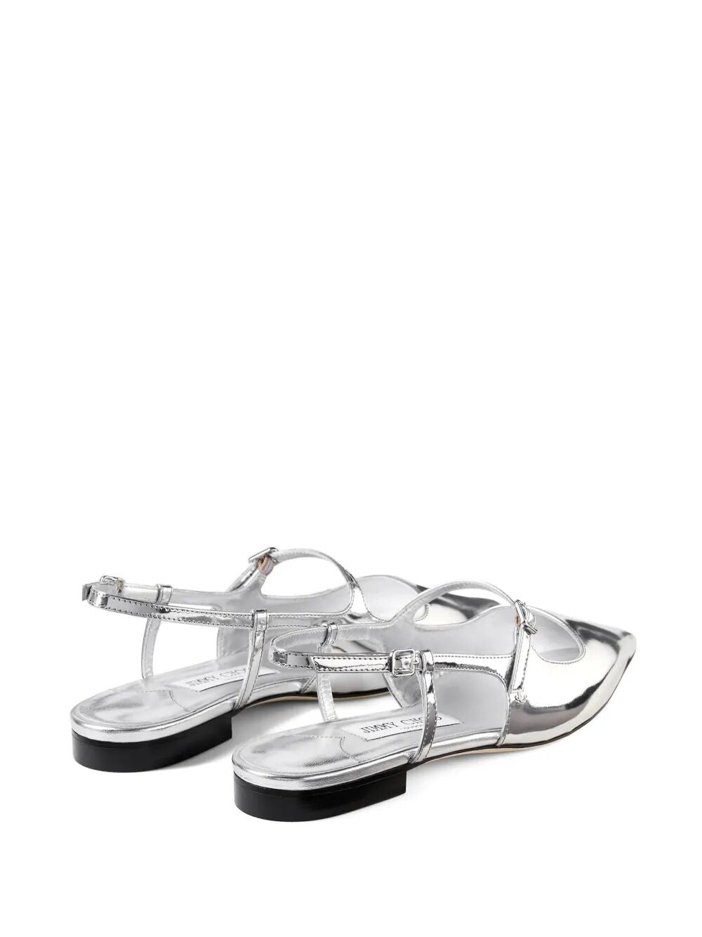 Jimmy Choo Women Didi Leather Ballet Flats by Luosophy