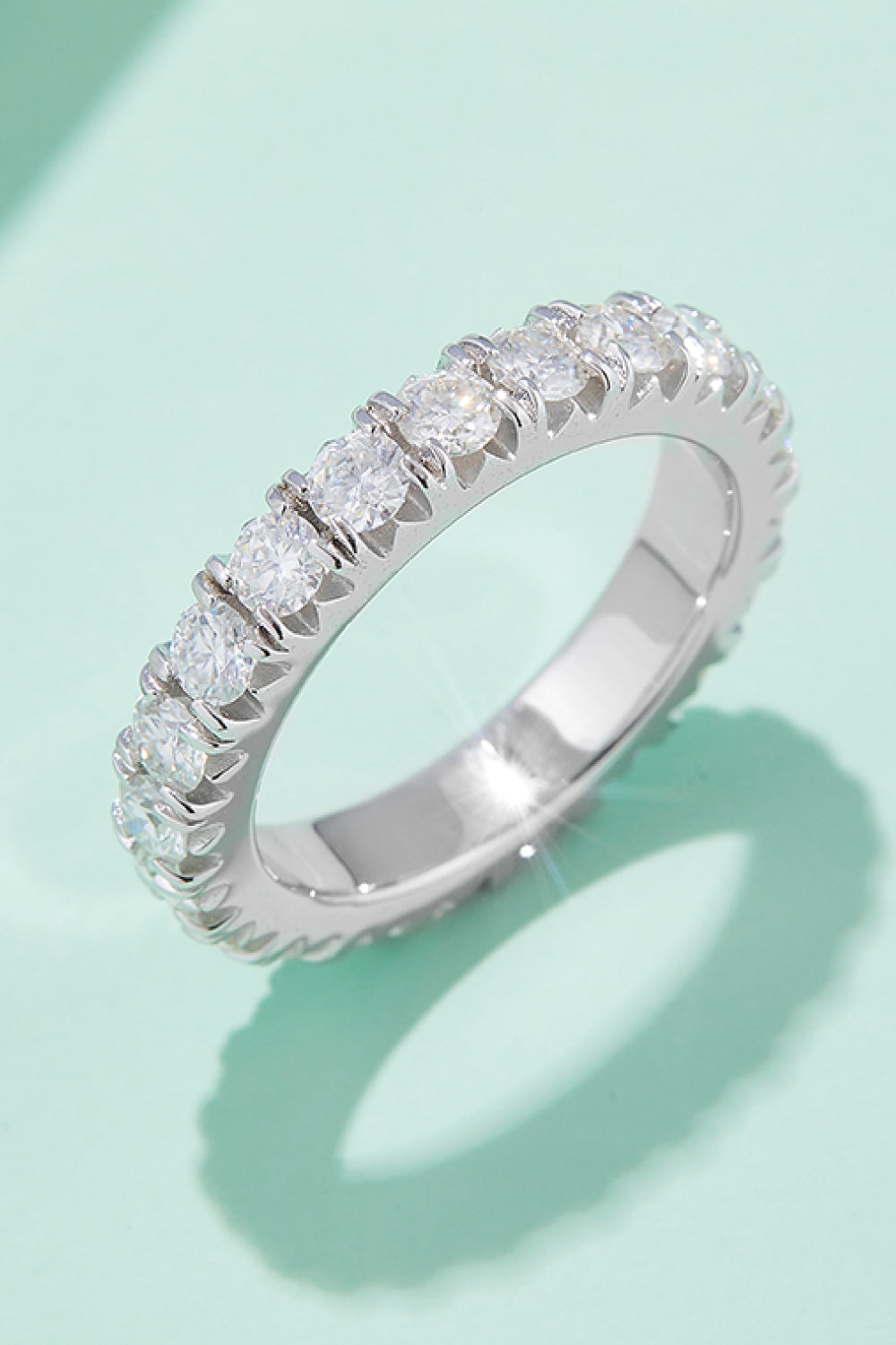 Adored 2.3 Carat Sparkala™ 925 Sterling Silver Eternity Ring by Sparkala