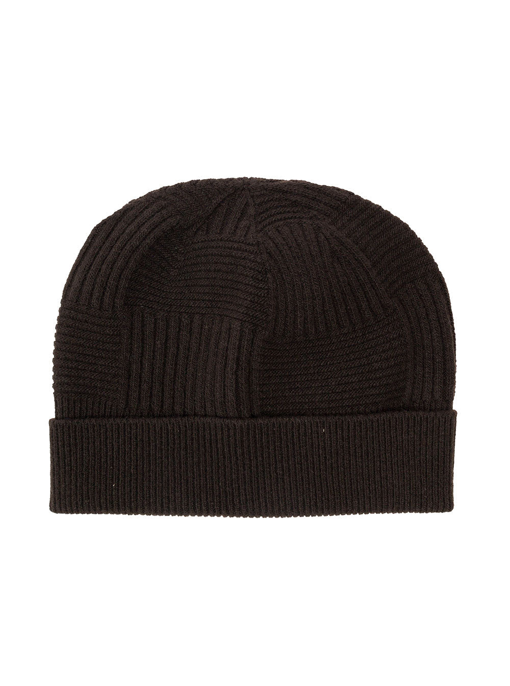 Bottega Veneta Men Brown Woven Hat In Wool Man