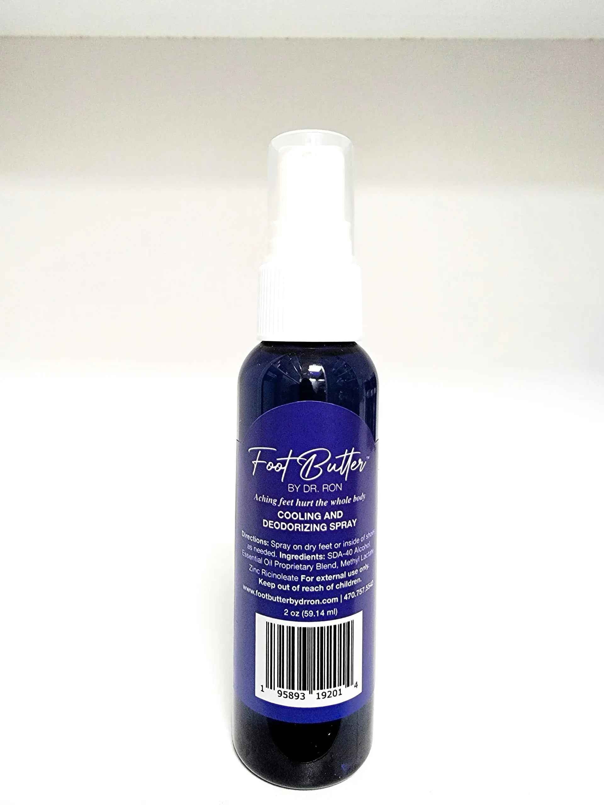 Lavender Cooling & Deodorizing Foot Spray – 2 oz Freshness & Odor Control