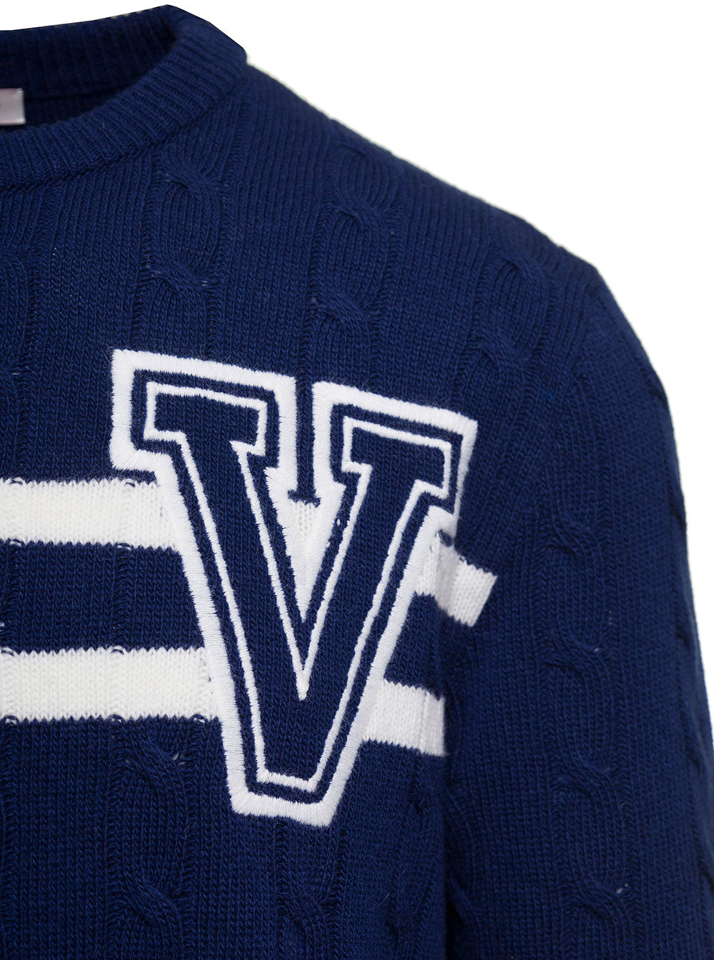 Valentino Men Contrasting Blue Patch &