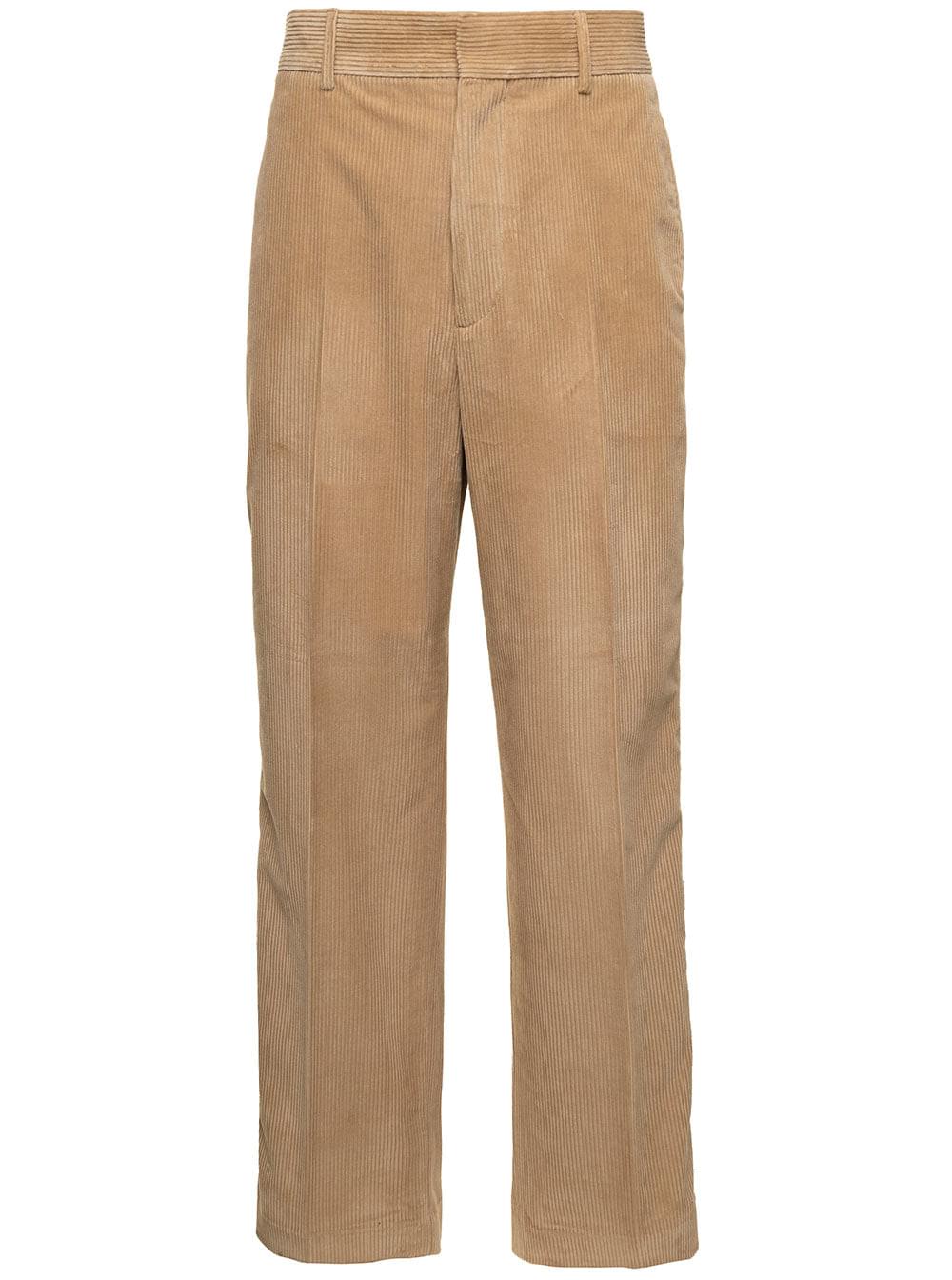 Palm Angels Men Pantalone Velluto Look