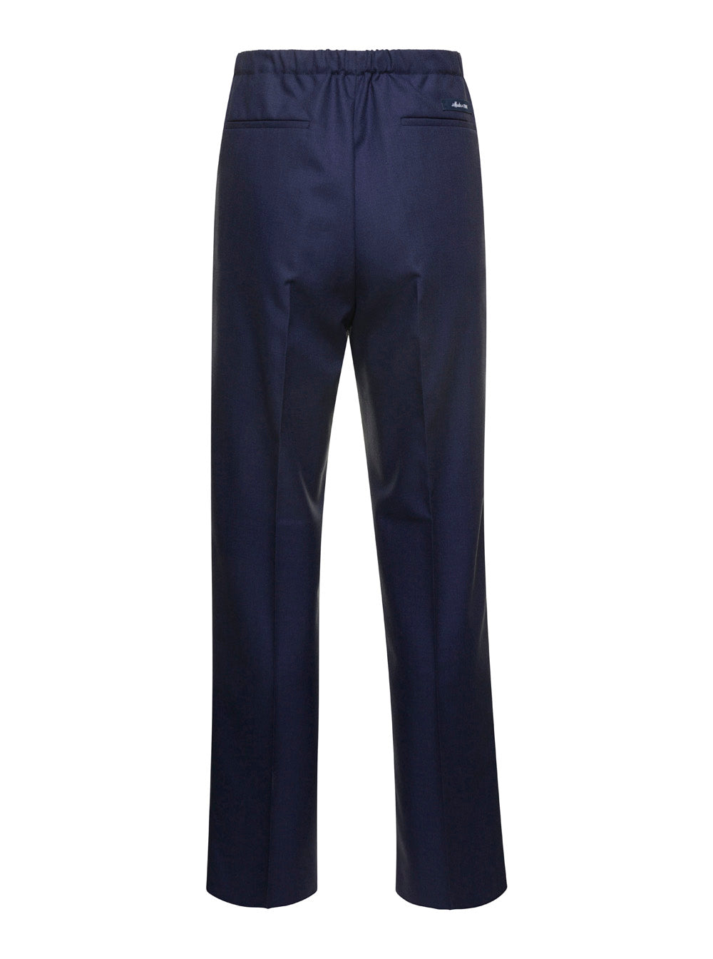 Fendi Men Blue Straight Pants In Wool Man by Luosophy