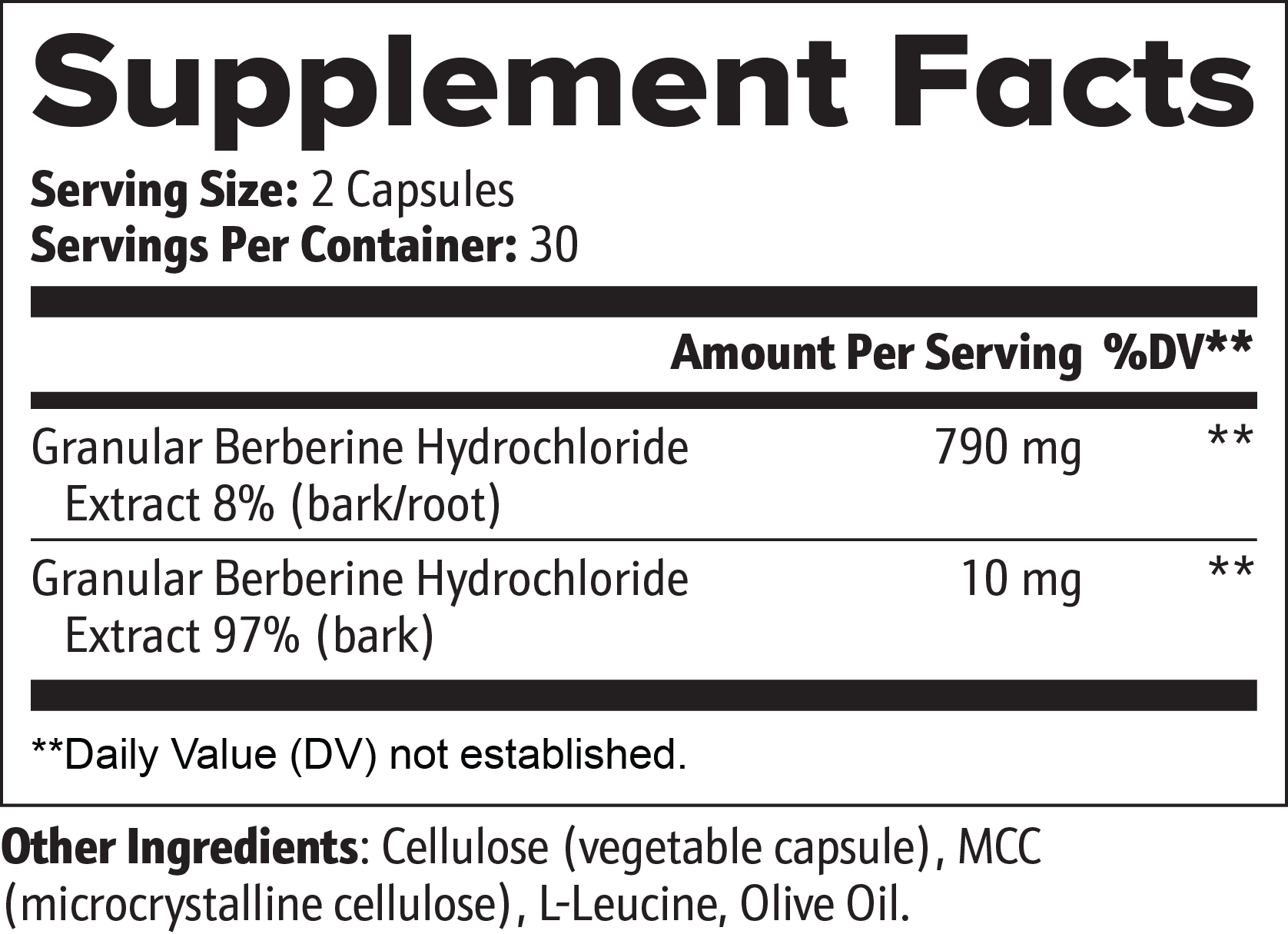 Berberine HCl Complex | Metabolic & Blood Sugar Support by Protein Zone