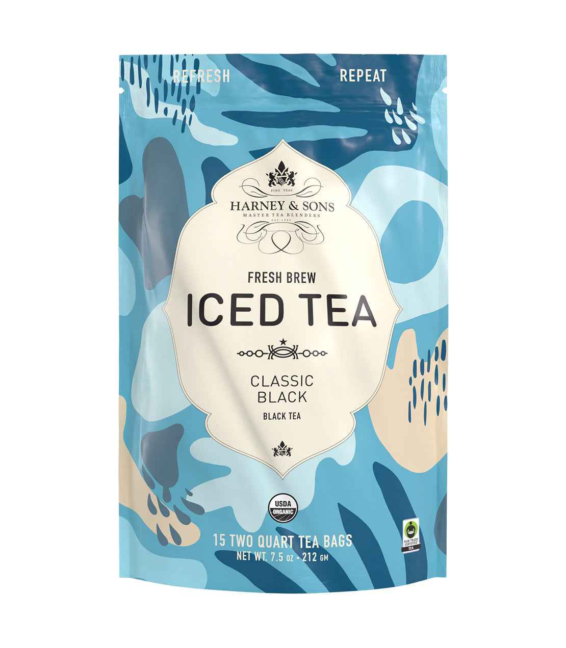 Organic Plain Black (Classic Black) Fresh Brew Iced Tea