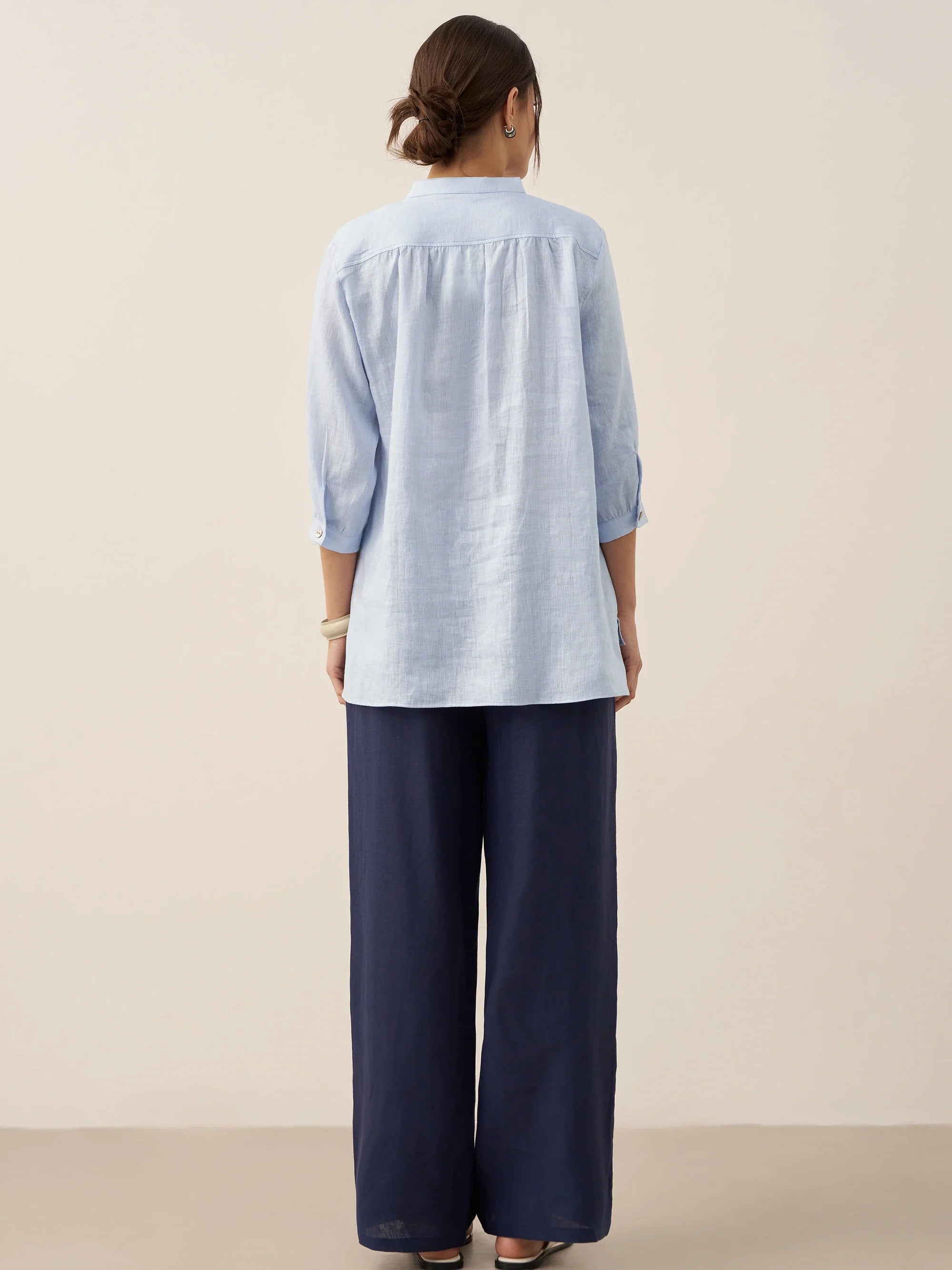 100% Linen Classic Pants LYON DestGlow