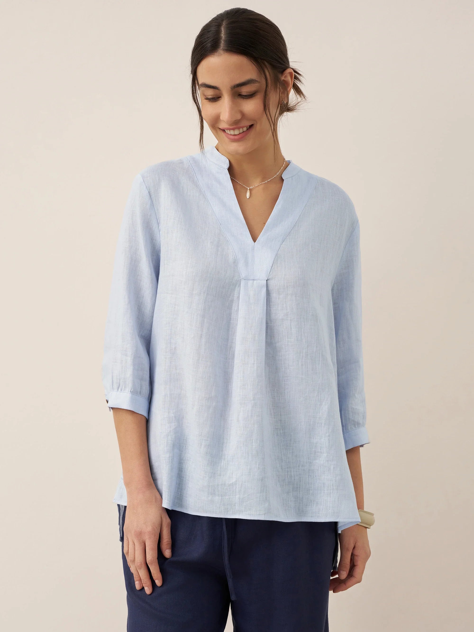 100% Linen Dress Shirt JOANNA DestGlow