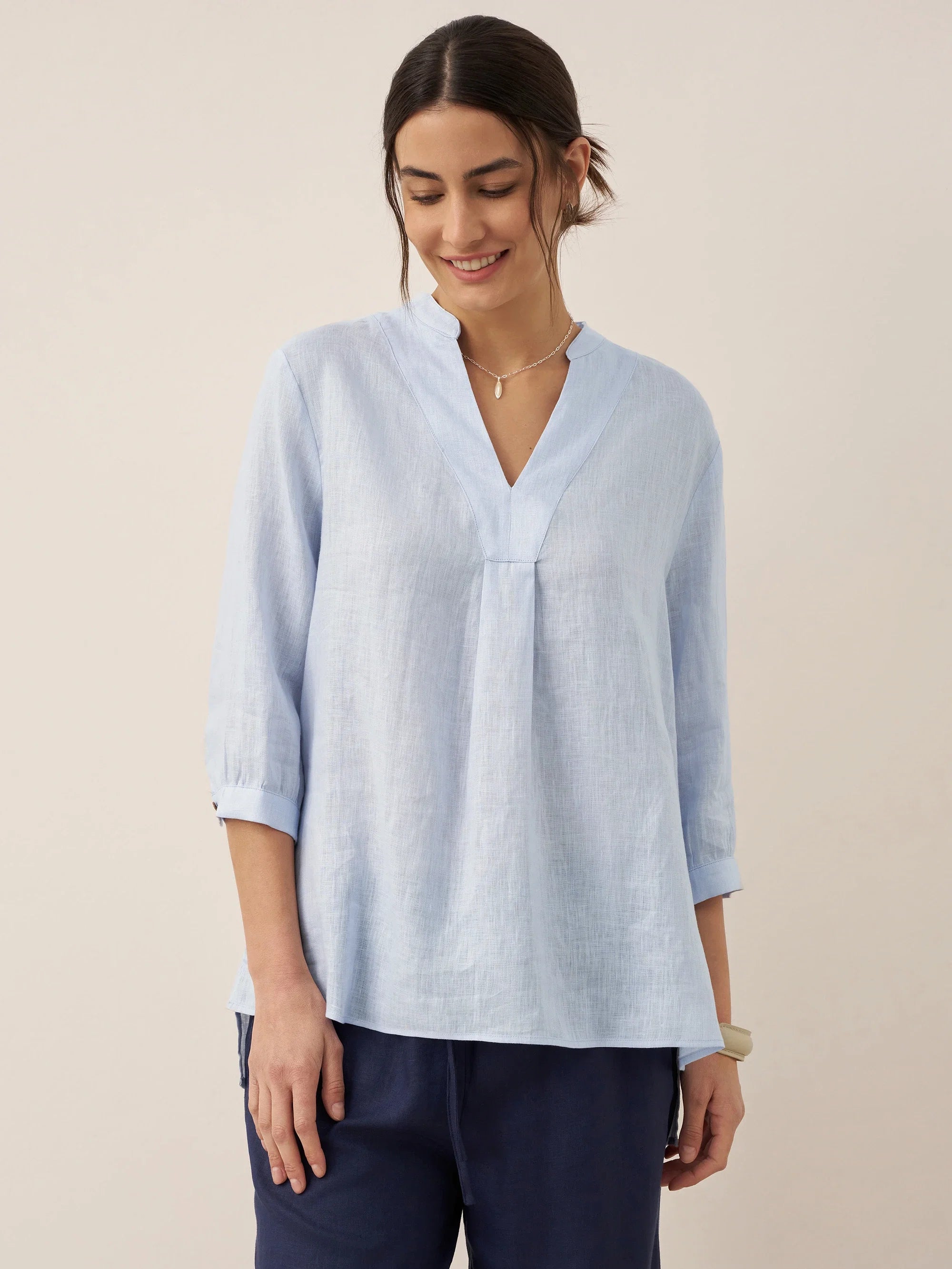 100% Linen Dress Shirt JOANNA DestGlow