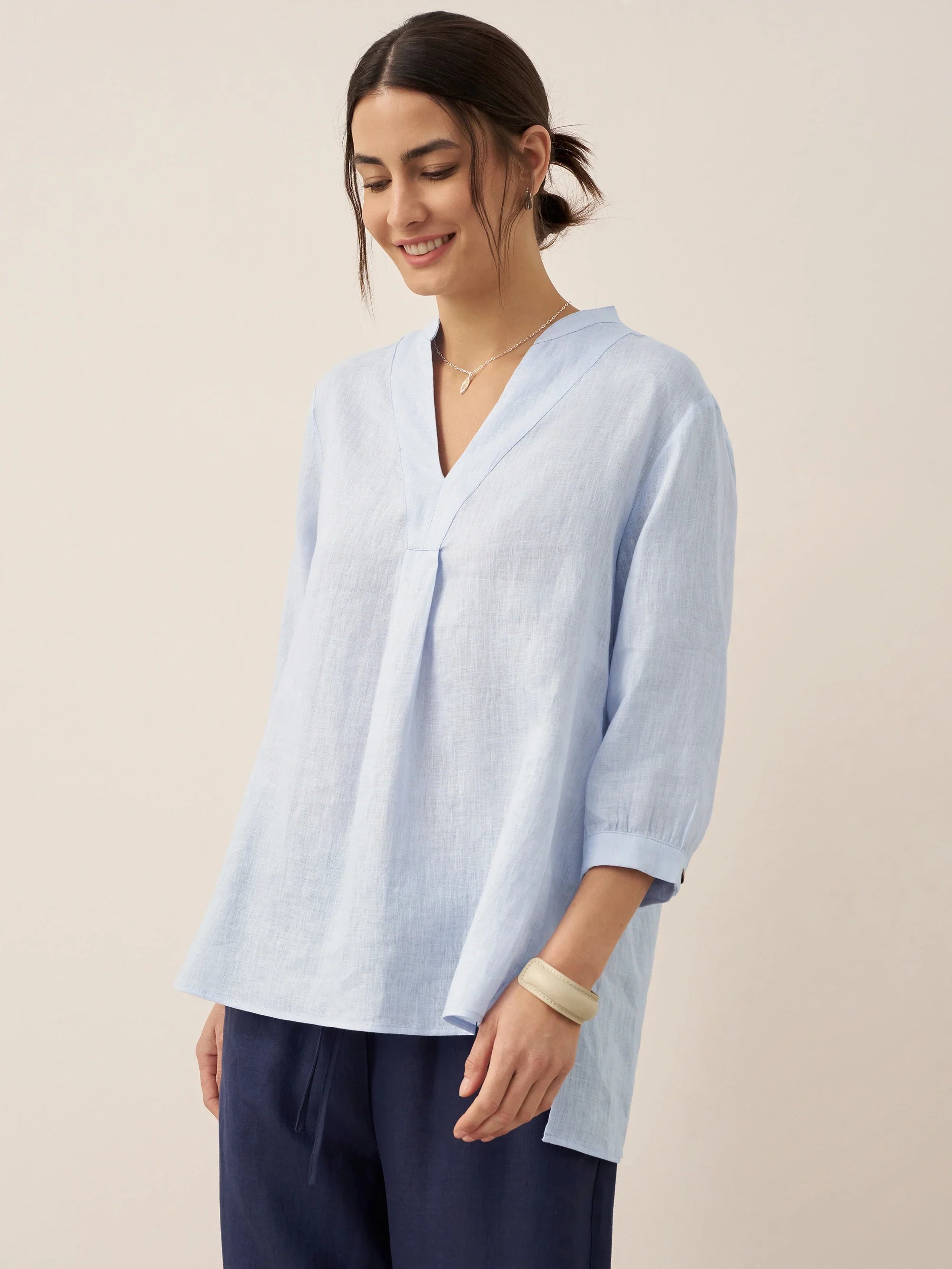 100% Linen Dress Shirt JOANNA DestGlow