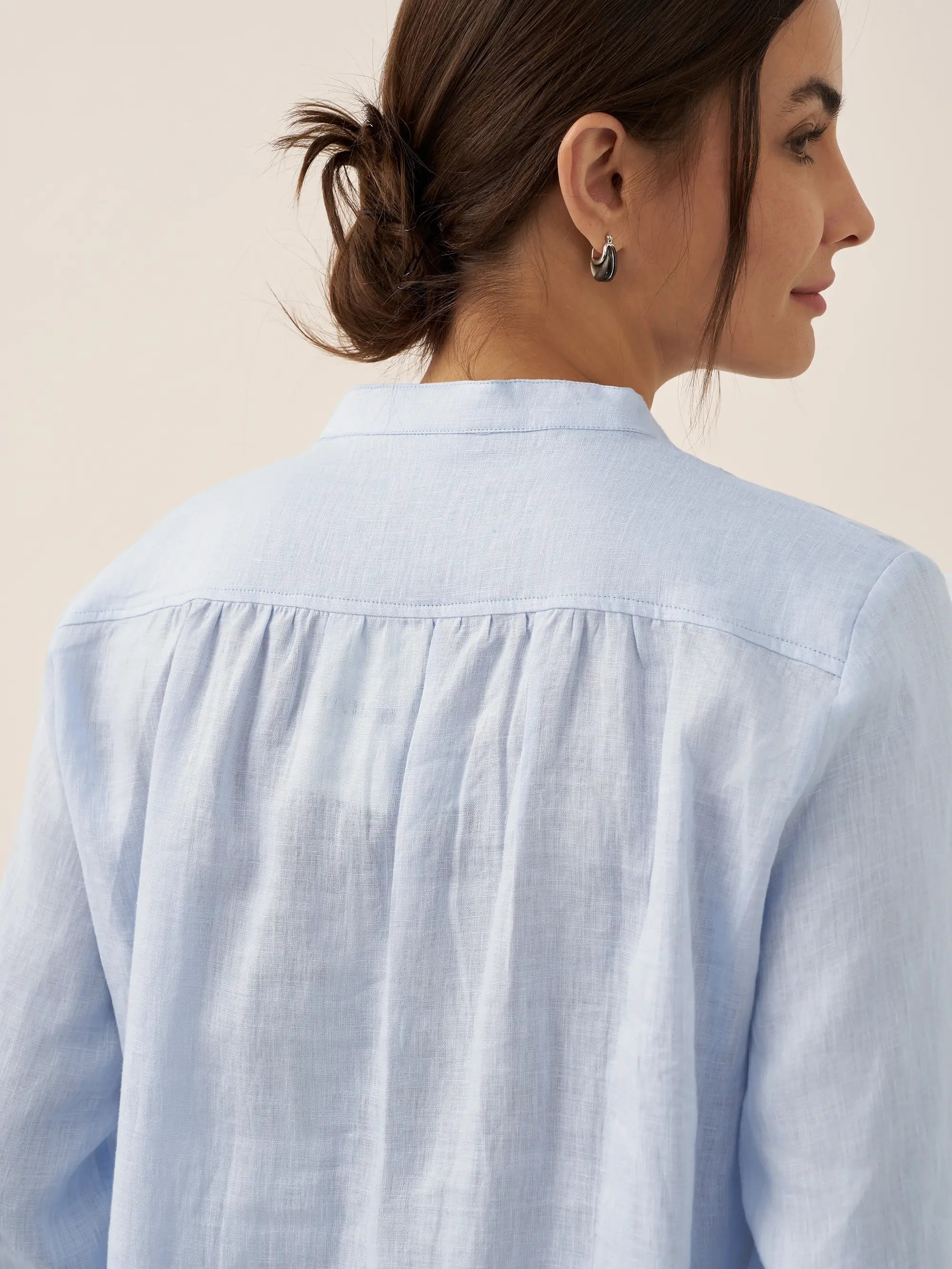 100% Linen Dress Shirt JOANNA DestGlow