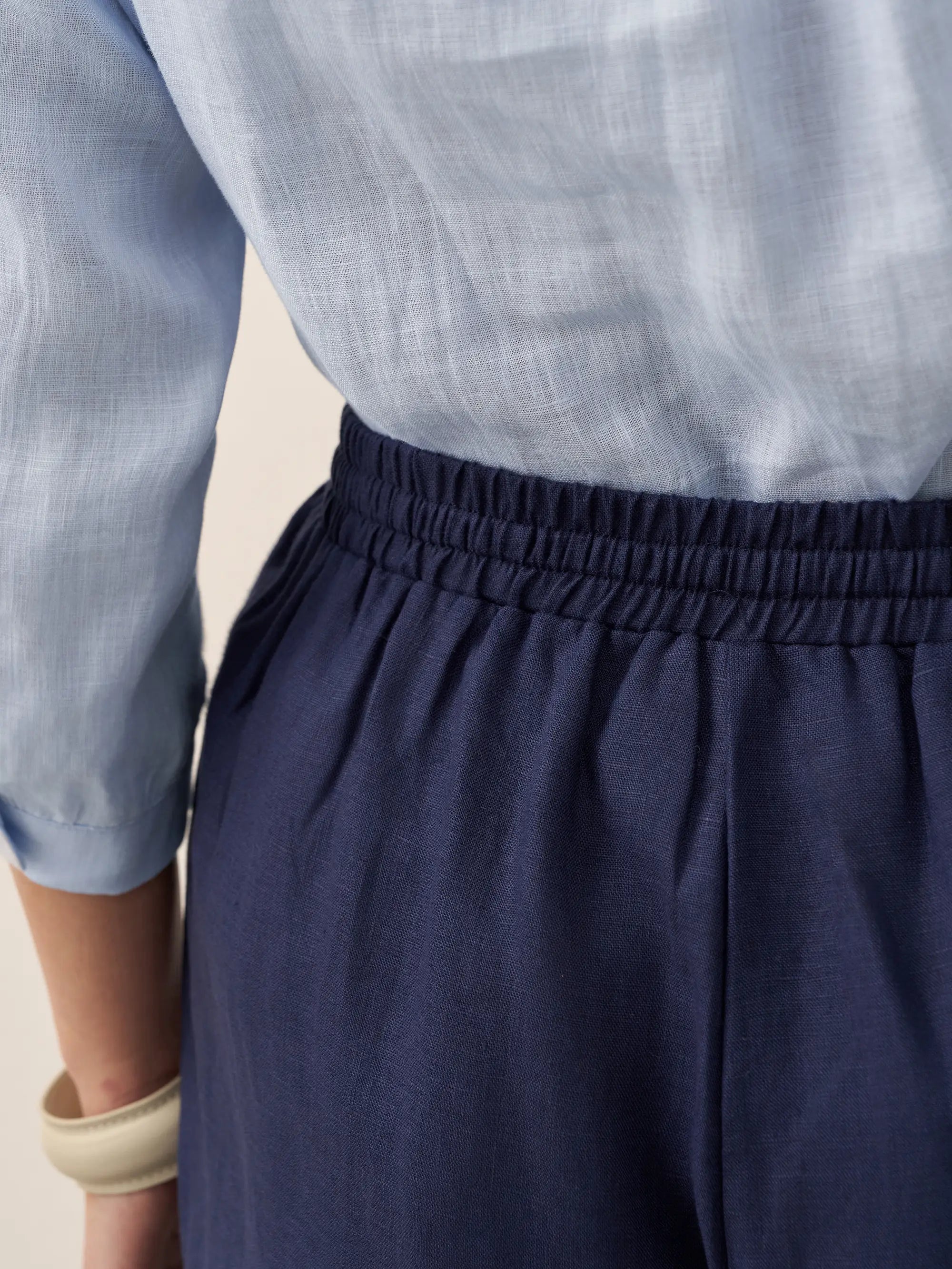 100% Linen Classic Pants LYON DestGlow