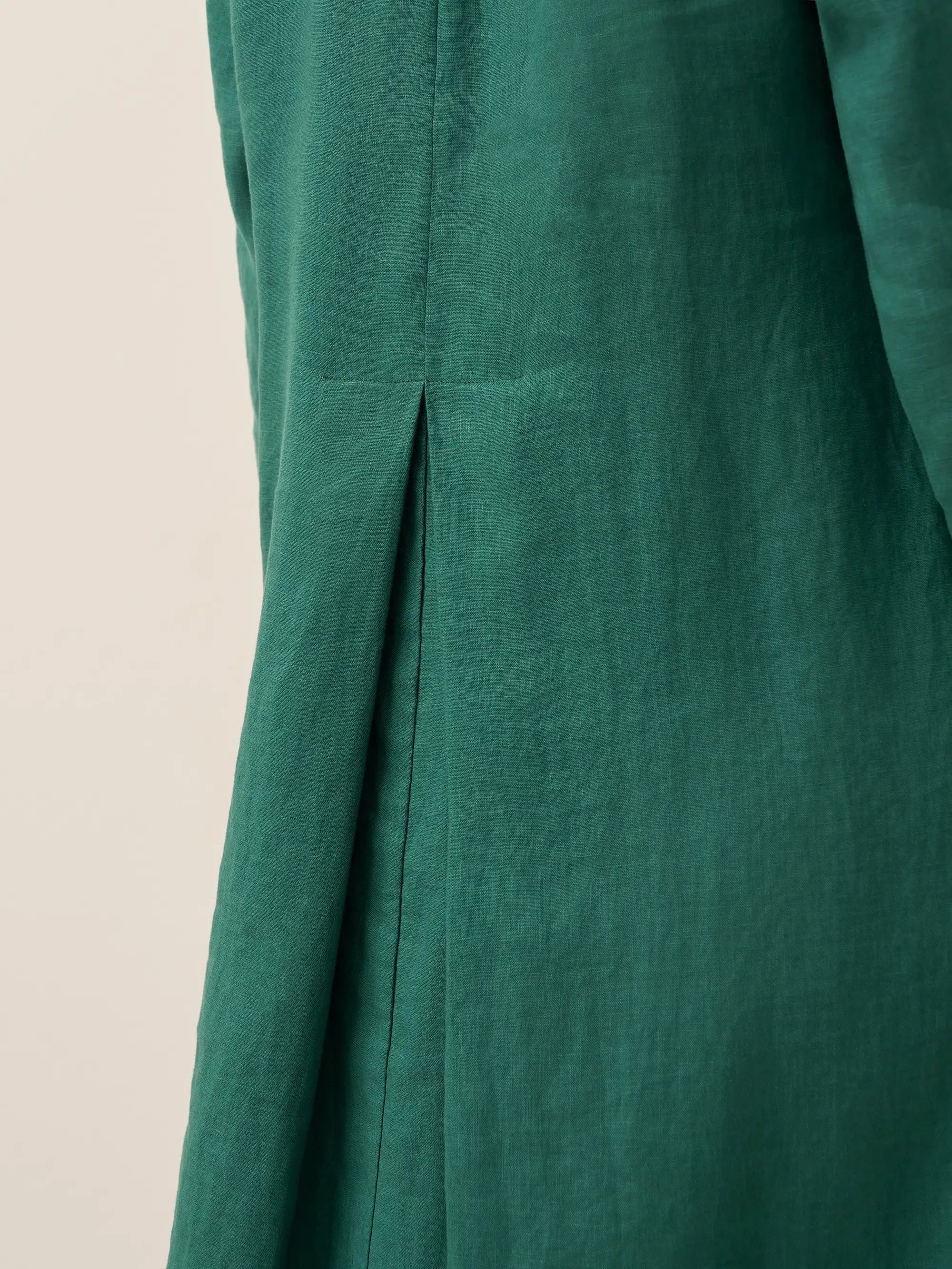 100% Linen Hooded Pullover Maxi Dress REBECCA DestGlow