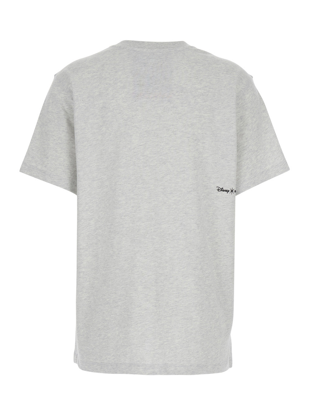 Coperni Women Grey Crew Neck T-Shirt With Front Print In Cotton Woman by Luosophy