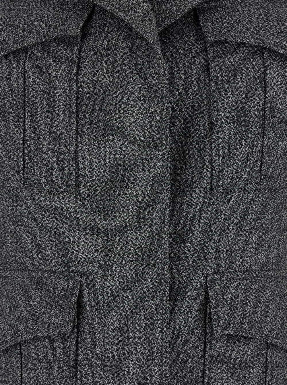 Alexander mcqueen women grey jacket with wide notched revers in wool w — product image 3