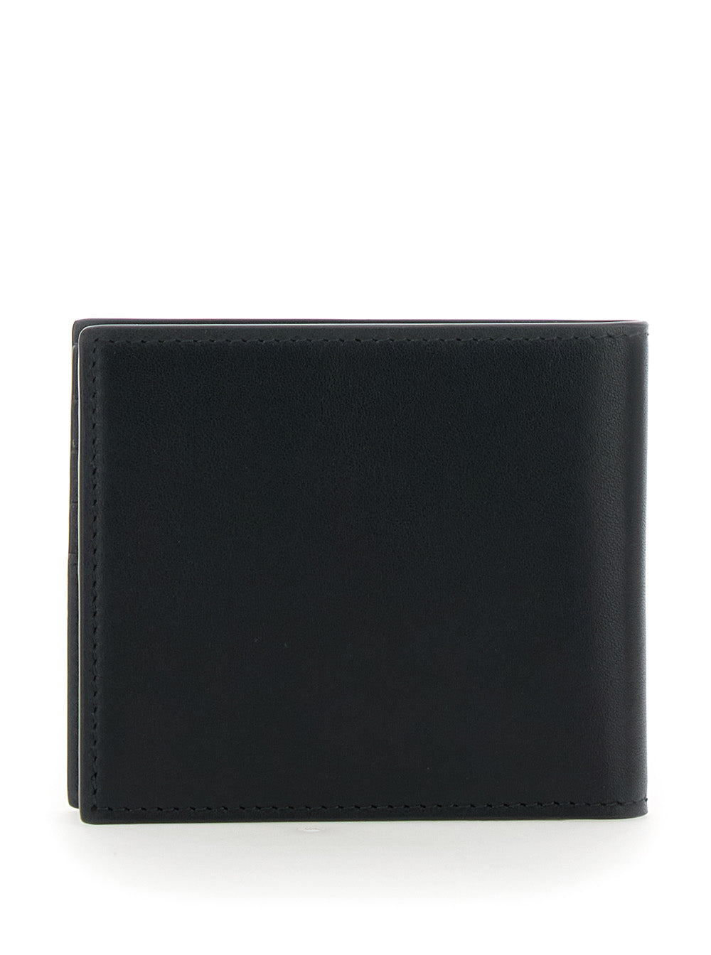 Amiri Men Bi-Fold Wallwt With Logo Lettering On The Front In Leather Man by Luosophy