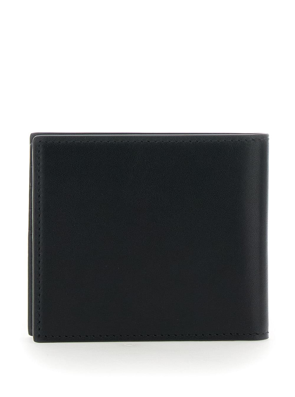 Amiri Men Bi-Fold Wallwt With Logo Lettering On The Front In Leather Man