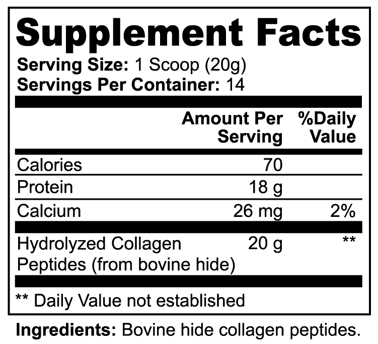 Grass-Fed Hydrolyzed Collagen Peptides, 9.9 oz by Minimo Nutrition