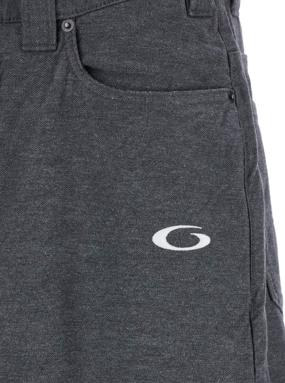Balenciaga Men Grey Oversize Pants With Logo Detail On The Front And Logo Patch On The Rear In Cotton Man by Luosophy