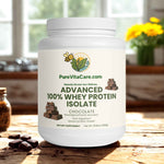 Chocolate whey isolate powder
