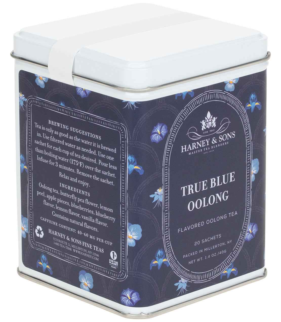 True Blue Oolong, Tin of 20 Sachets