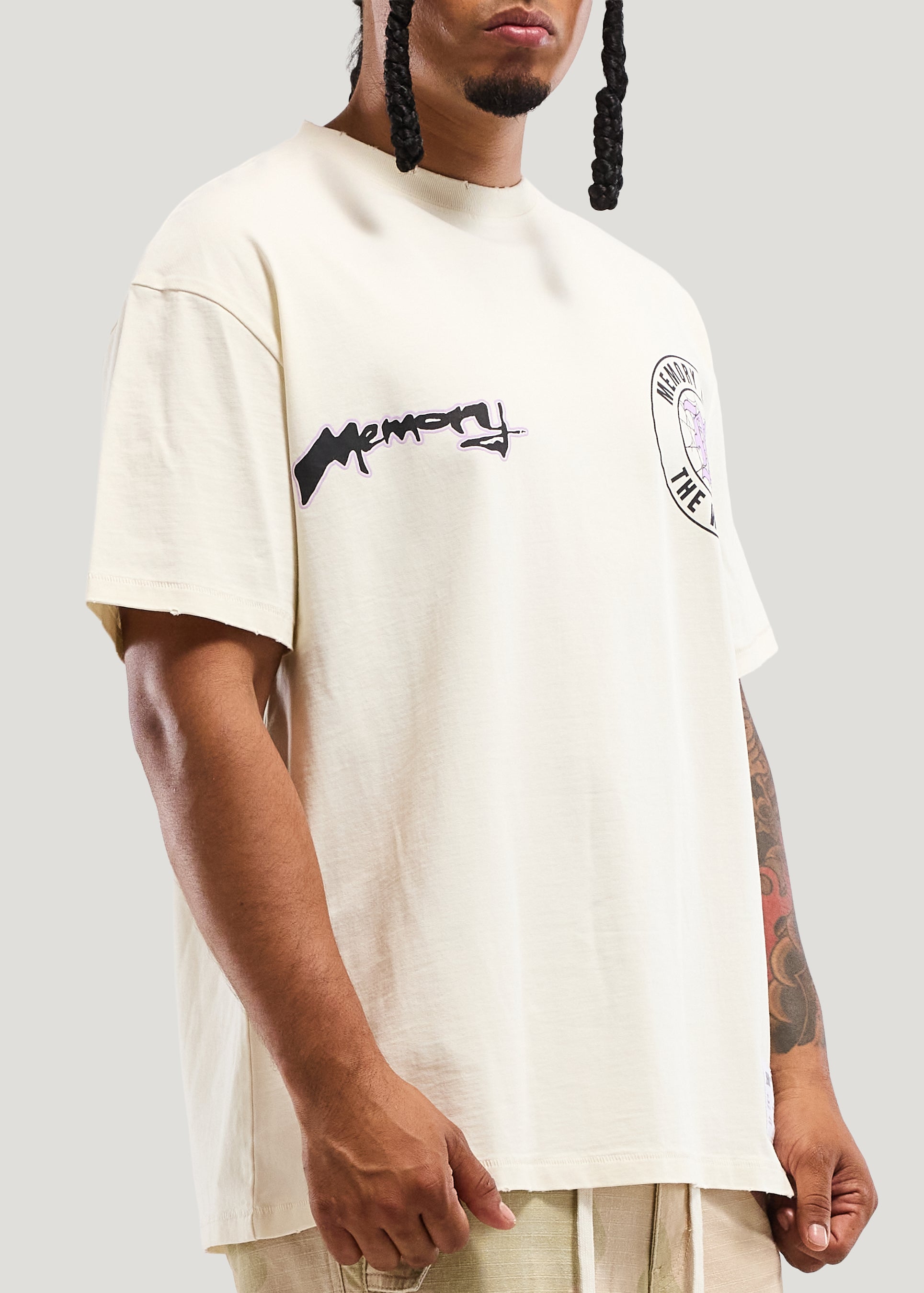 Memory Lane Wild Ones Tee - Off White by Denim Exchange