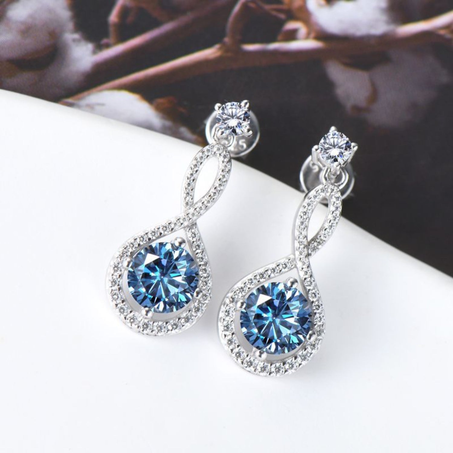 1 Carat Sparkala™ Pure Sterling Silver Earrings by Sparkala