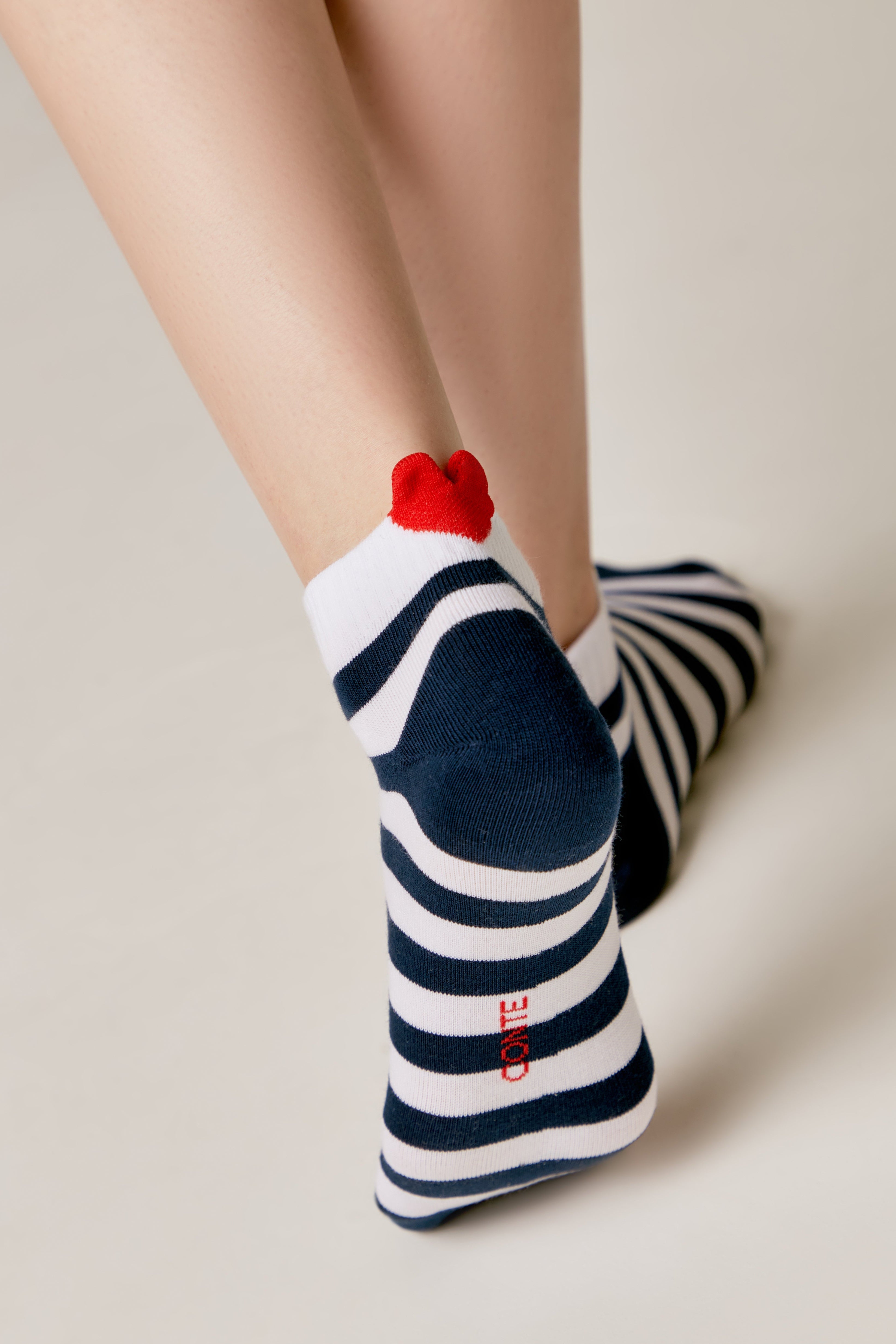 Cotton Ankle Socks Conte Active - Stripes 223 - DestGlow