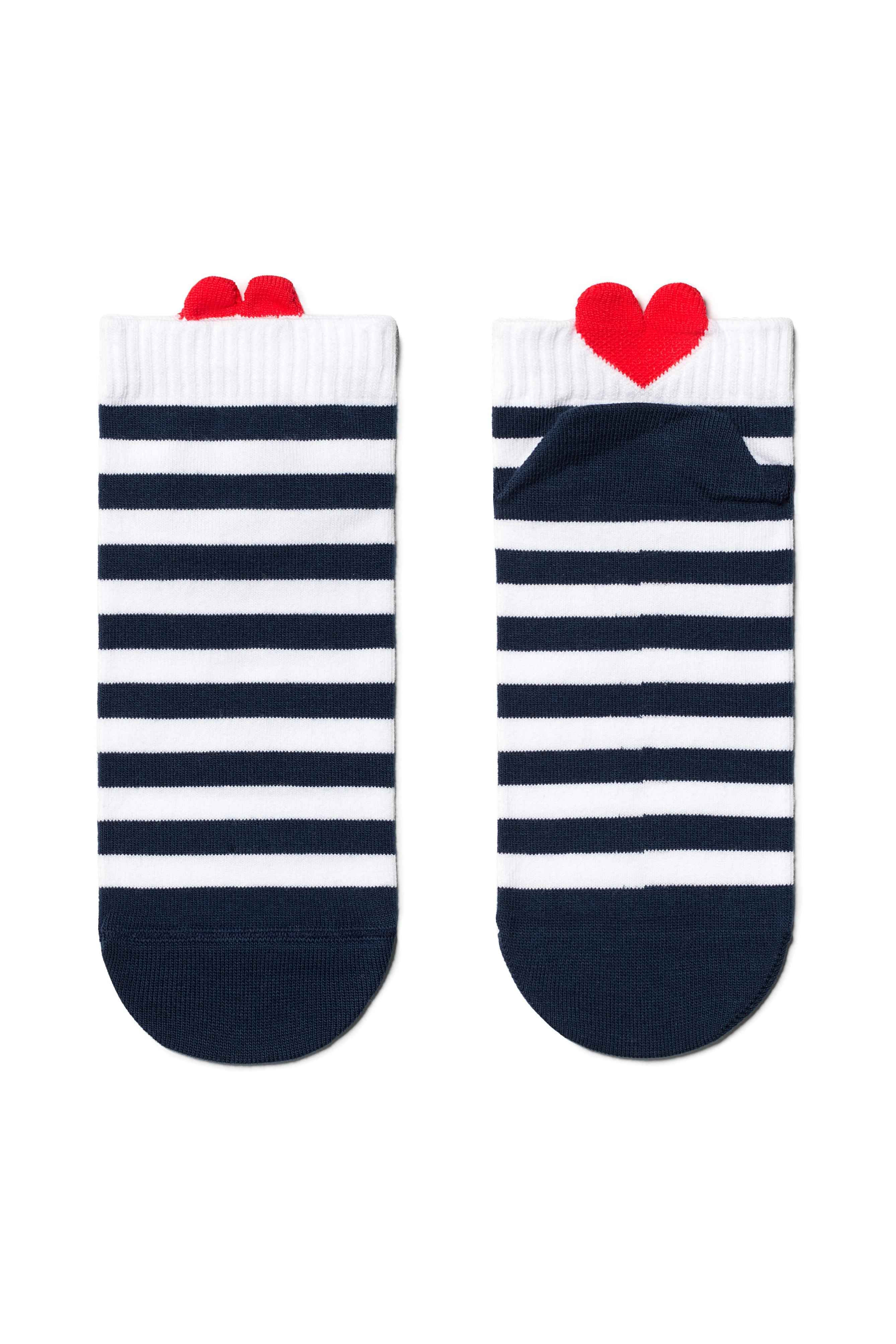 Cotton Ankle Socks Conte Active - Stripes 223 - DestGlow