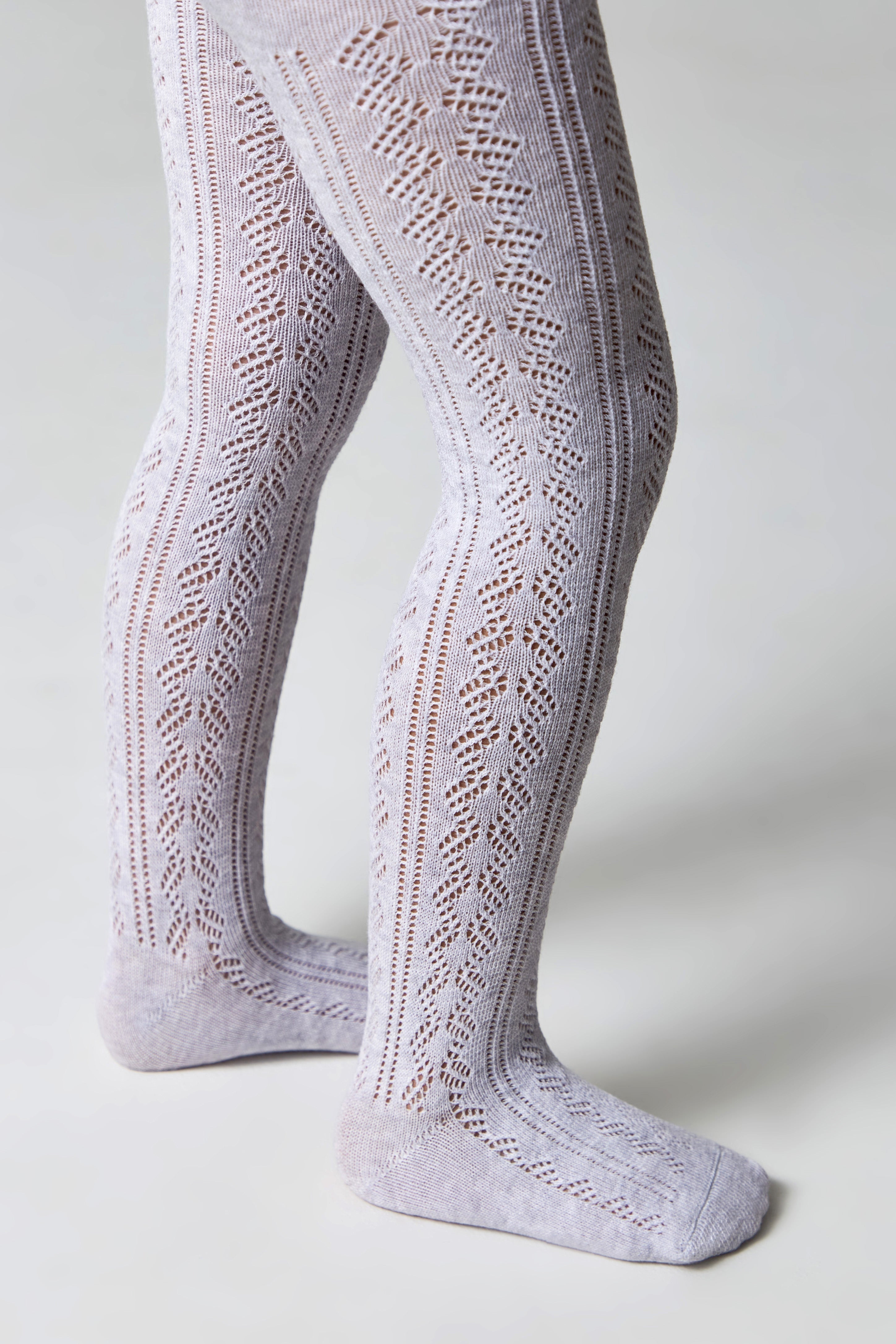 Conte-Kids Cotton Tights Miss 617 - Lace Pattern by TheRanok.com