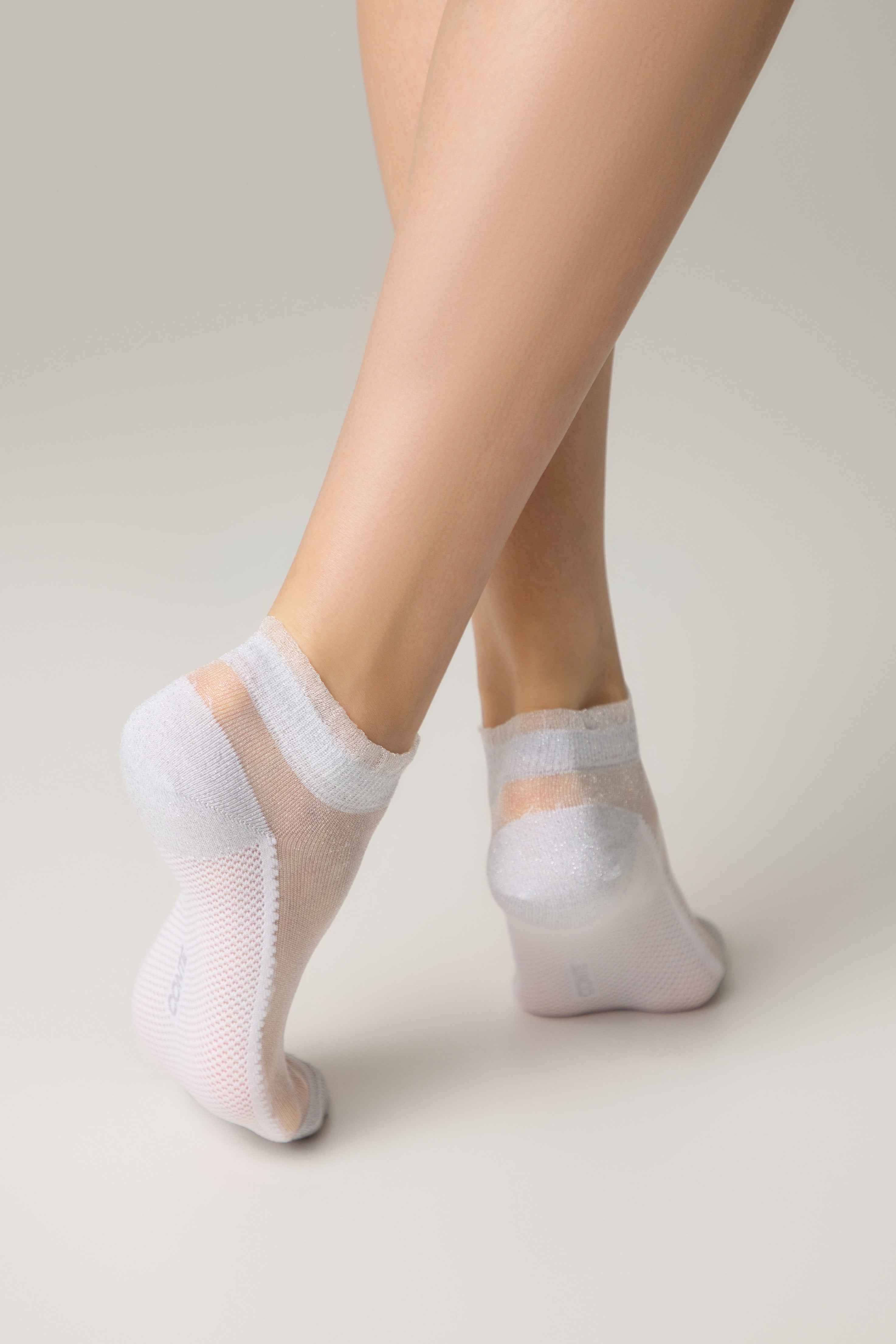 Ankle Socks Conte Active - 229 Transparent with Lurex