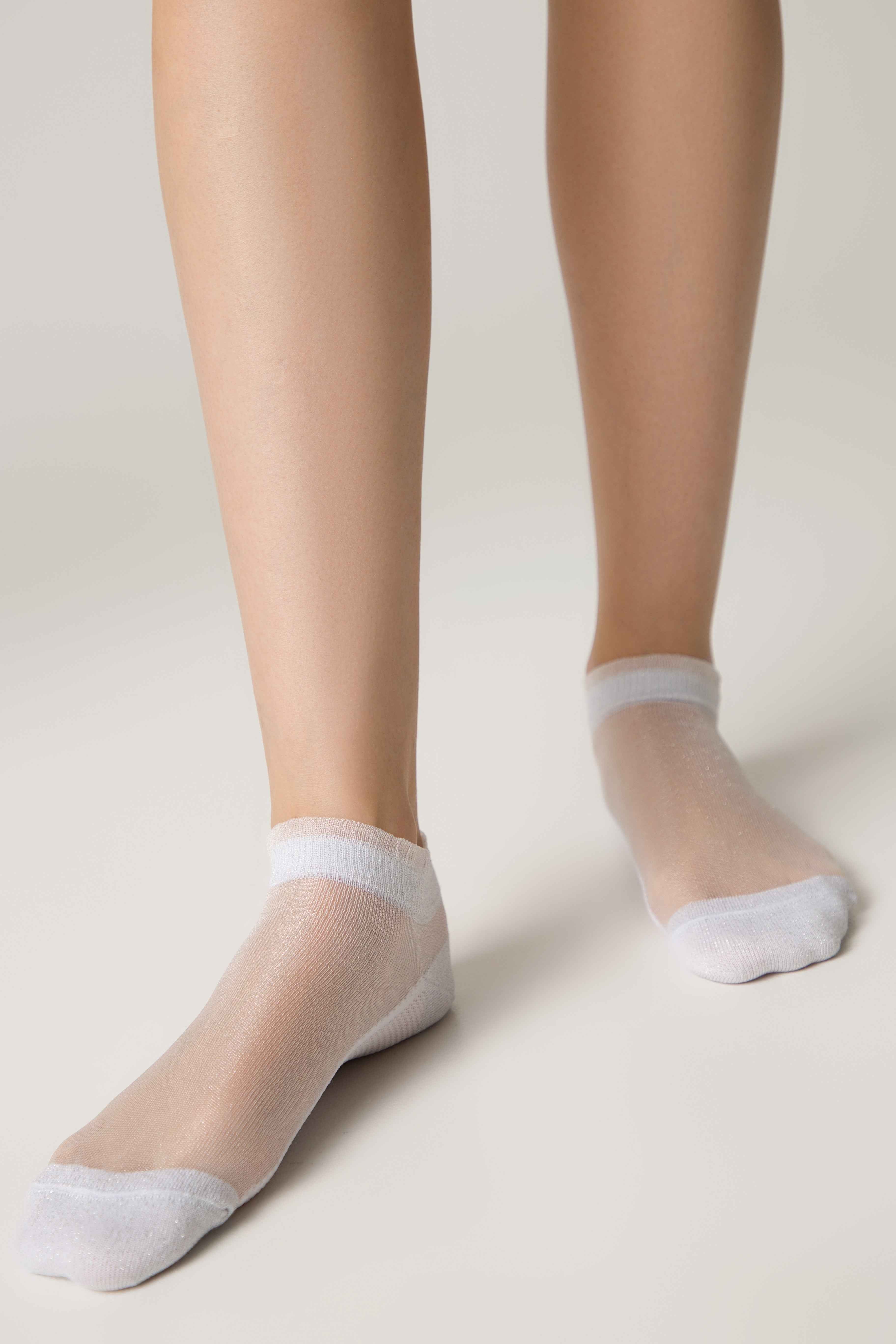 Ankle Socks Conte Active - 229 Transparent with Lurex