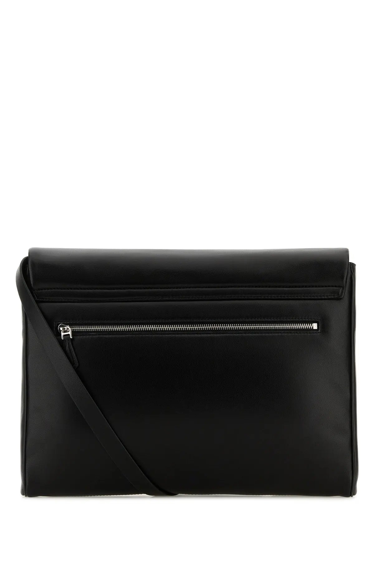 Dolce & Gabbana Men Black Nappa Leather Mediterraneo Clutch DestGlow
