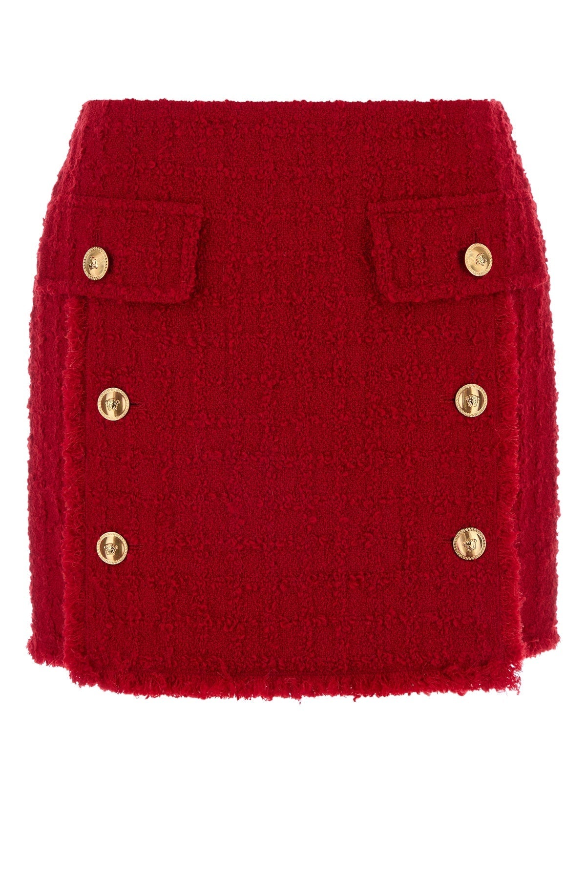 Versace Women Skirt Responsible Heritage Textured Tweed DestGlow