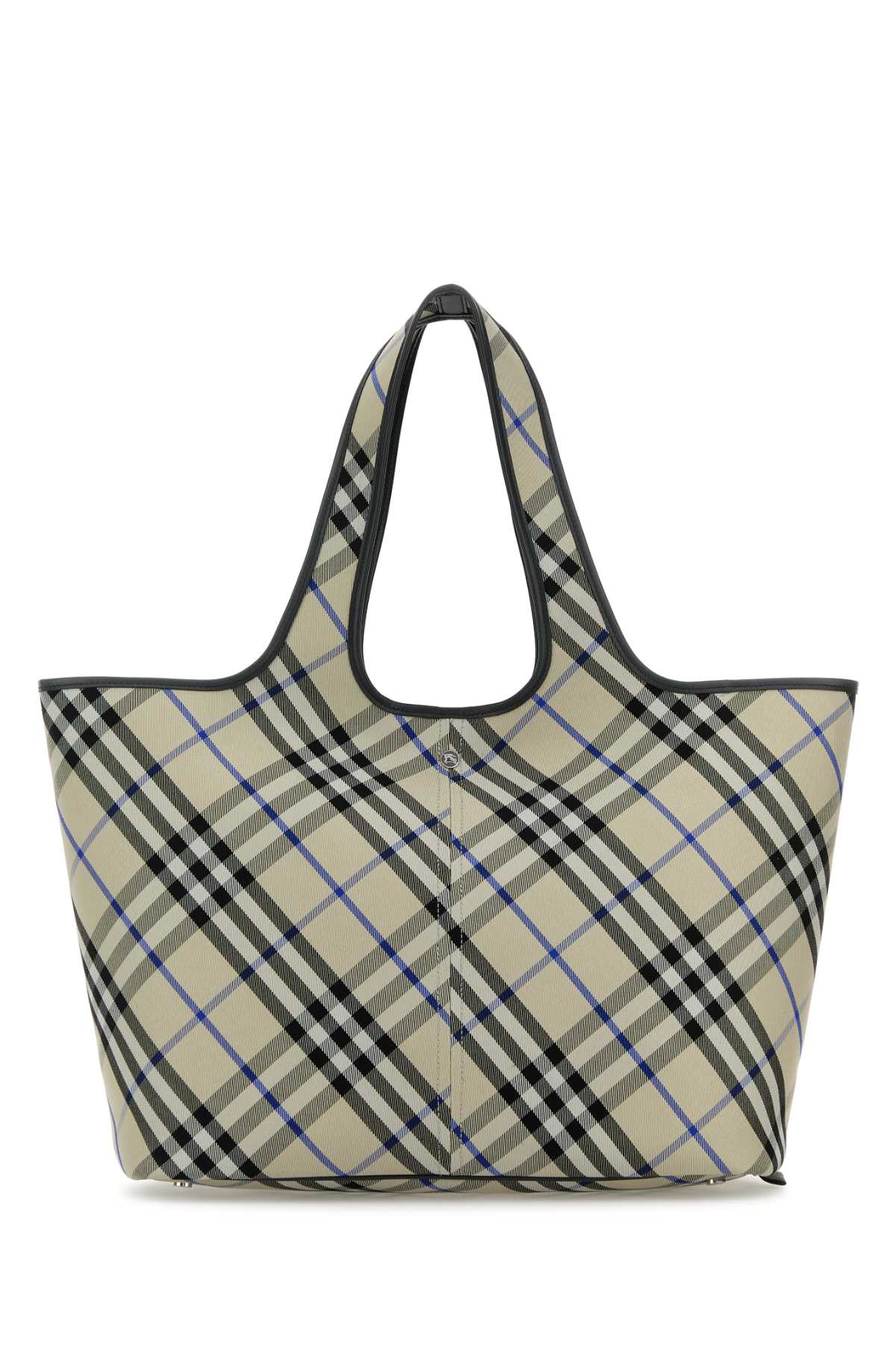 Burberry Women Embroidered Canvas Shopping Bag DestGlow