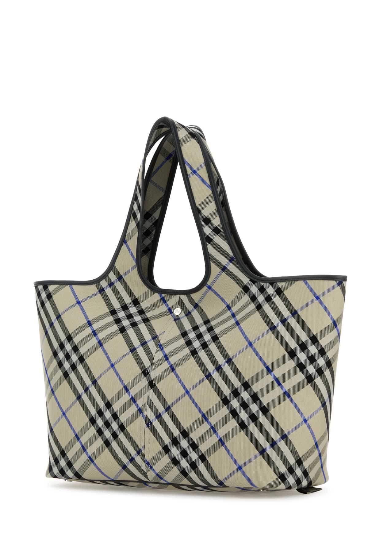 Burberry Women Embroidered Canvas Shopping Bag DestGlow