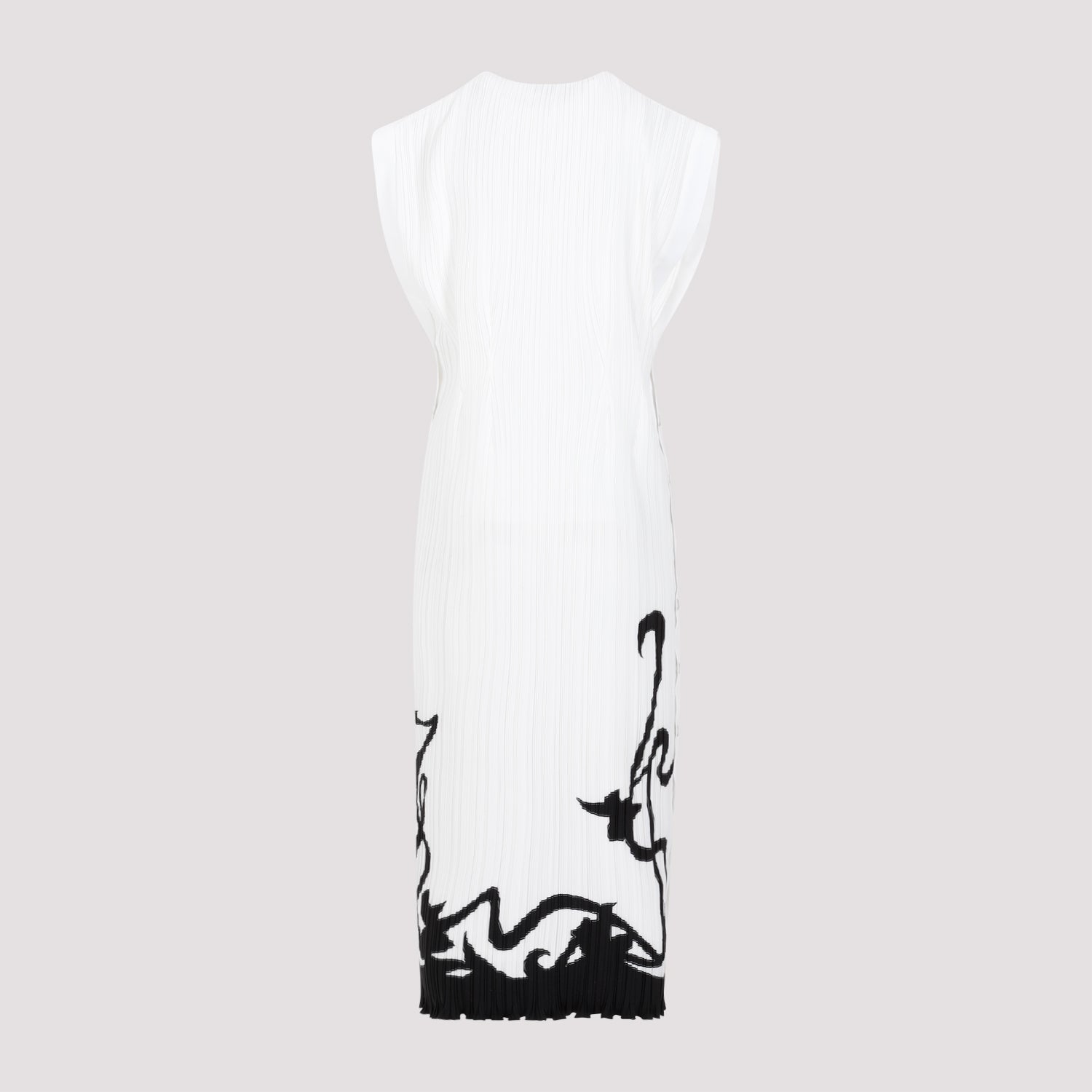 Lanvin Sleeveless Pleated Midi Dress Women DestGlow