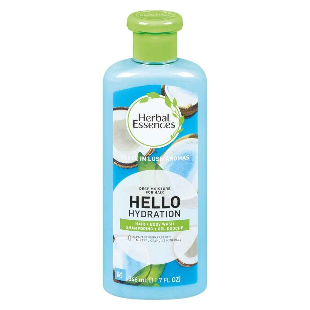 Herbal Essences Hello Hydration Shampoo & Body Wash Deep Moisture For Hair, 11.7 Fl Oz
